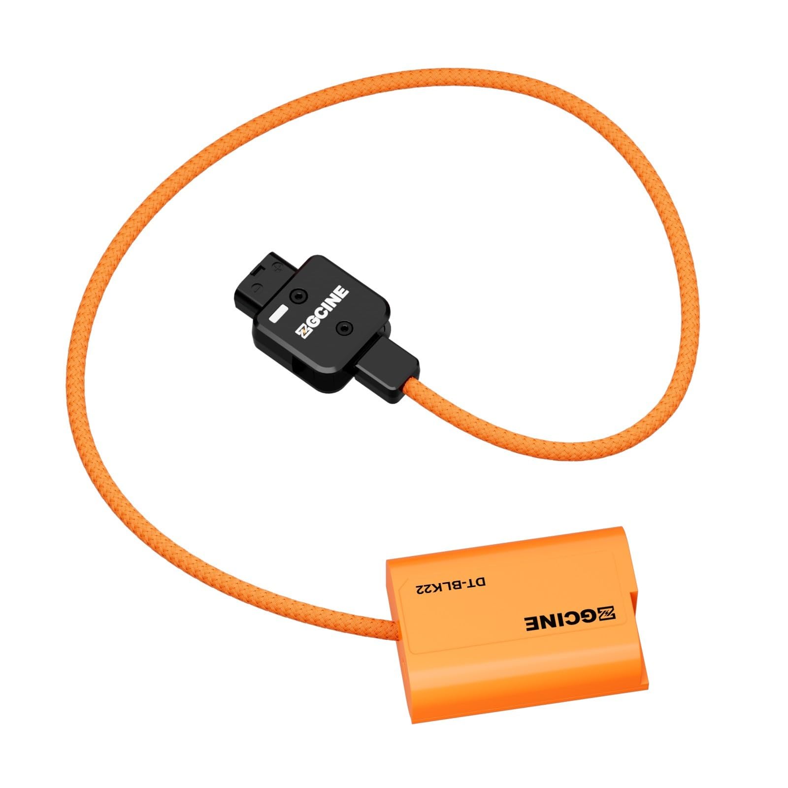 ZGCINE D-Tap for Panasonic Lumix DMW-BLK22 Dummy Battery,60cm Cable, Rotated 180° D Tap for Panasonic Lumix GH5, GH5S, G9, G9II, S1RM2, GH5II, S5IIX Cameras