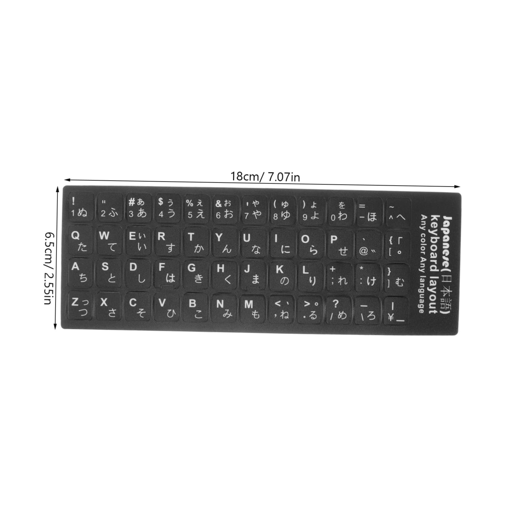 NUOBESTY 5 Set Adesivi Per Tastiera Facili Applicare E Rimuovere Resistente All E Duraturo Per Laptop 10 Pezzi*5