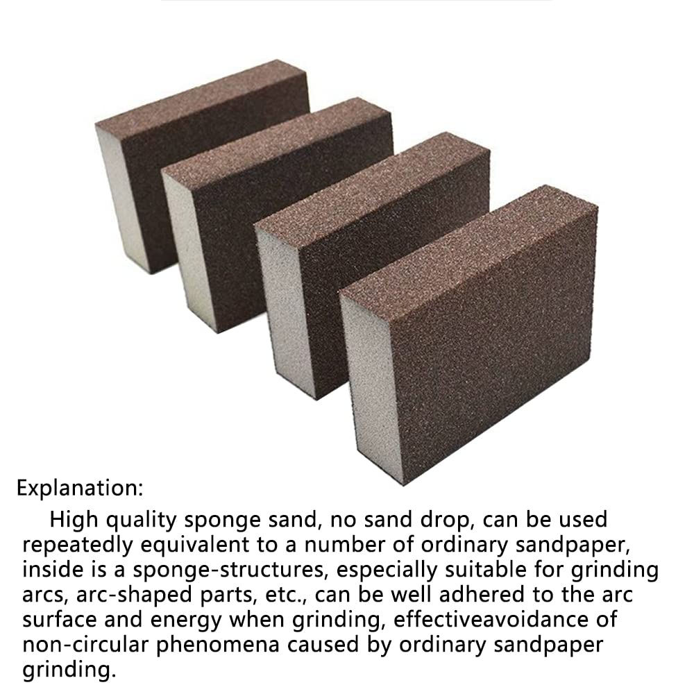 18 Spugne Abrasive Grana 120 - Per Rimuovere Ruggine E Incrostazioni - Foto 8