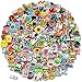 200 PCS Stickers Pack (50-500Pcs/Pack), Colorful Waterproof Stickers for Flask, Laptop, Phone, Water Bottle, Cute Aesthetic Vinyl Stickers for Teens, Girls