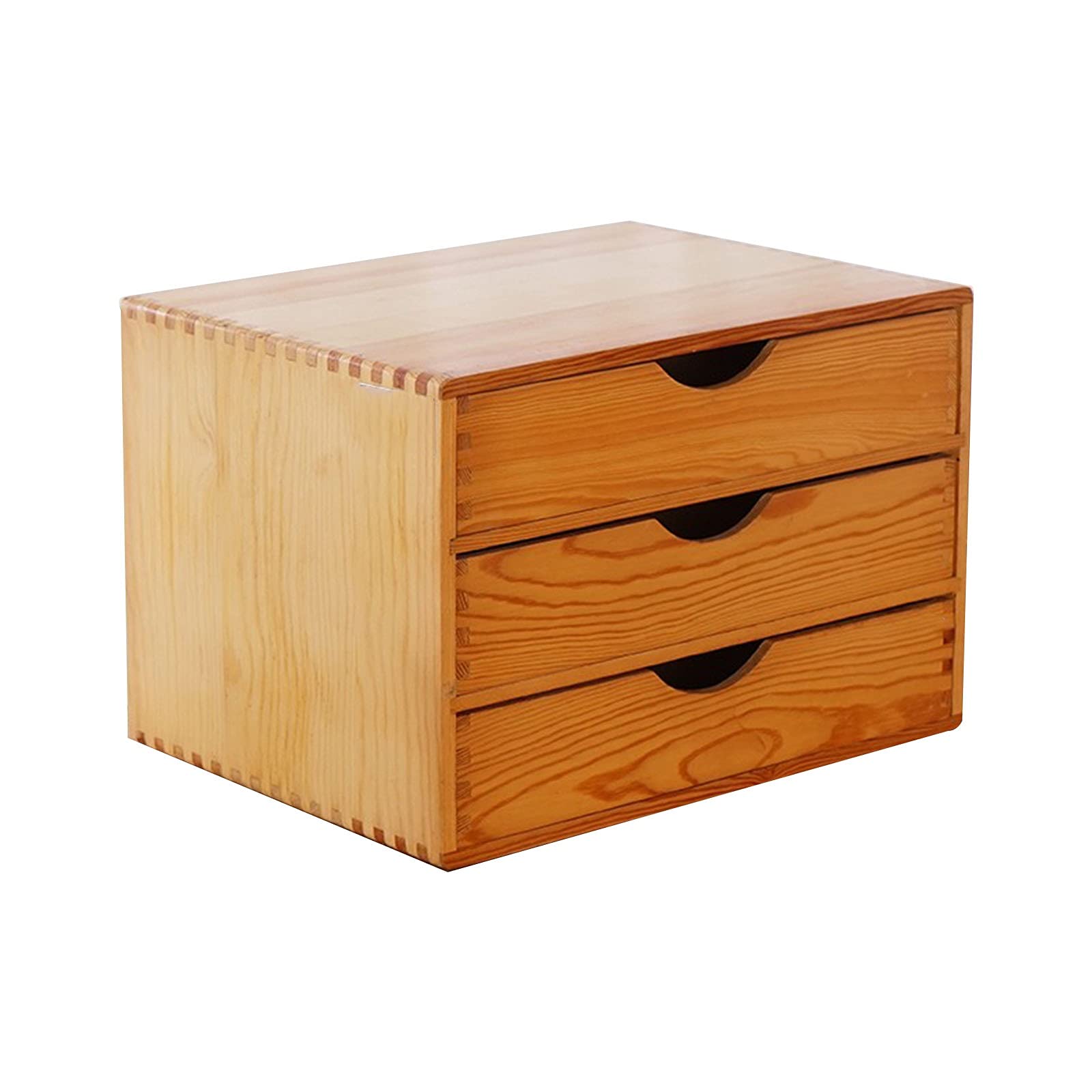Scrivania in legno con cassetto Scatola portaoggetti in legno di pino per documenti A4 File Cabinet piatto per scuola e forniture per ufficio Accessori da scrivania per A4+Documenti nization