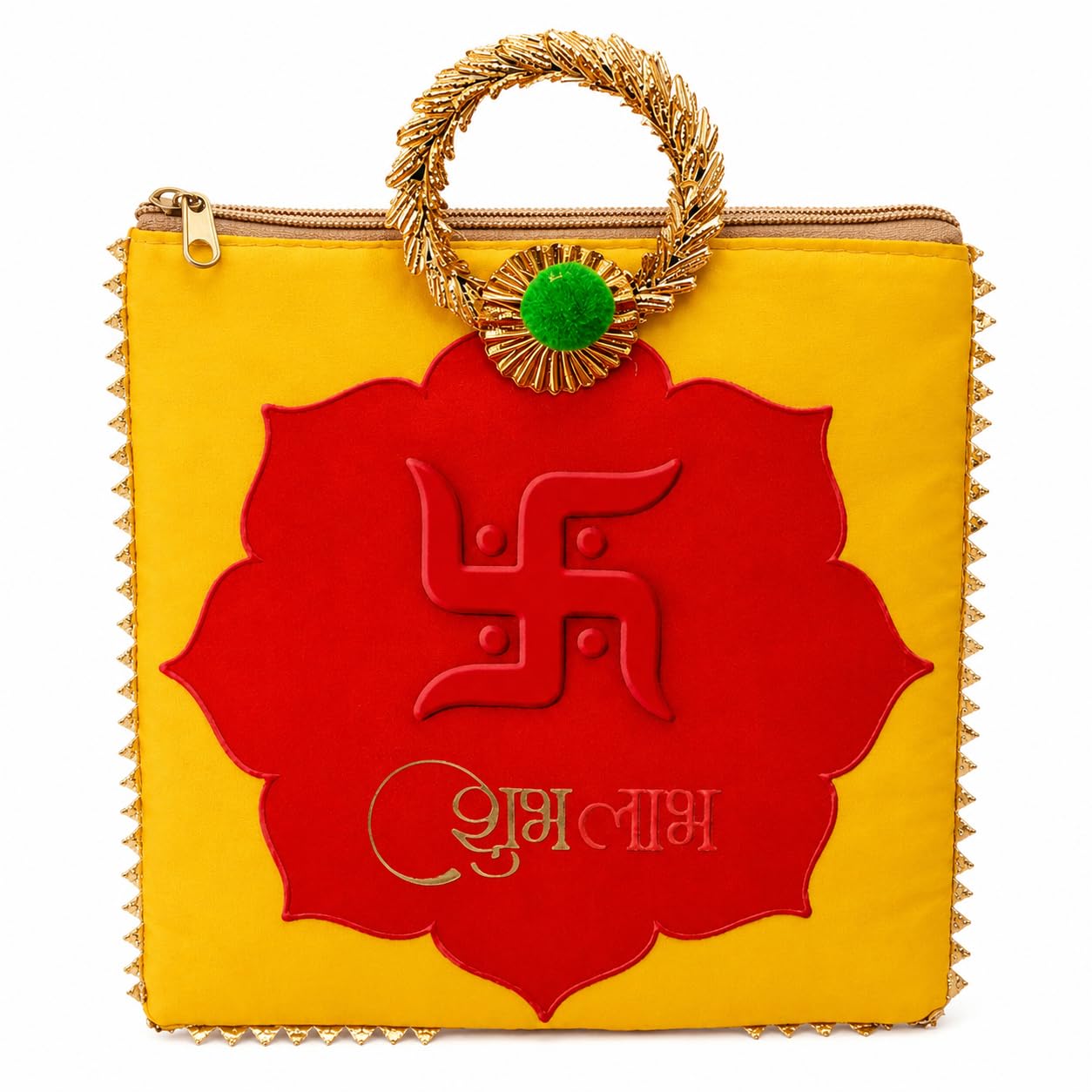 yunicron max Festive Shubh Labh Puja Clutch/Potli Bag for Women & Girls/Festive Return Gift Bag-picture-32