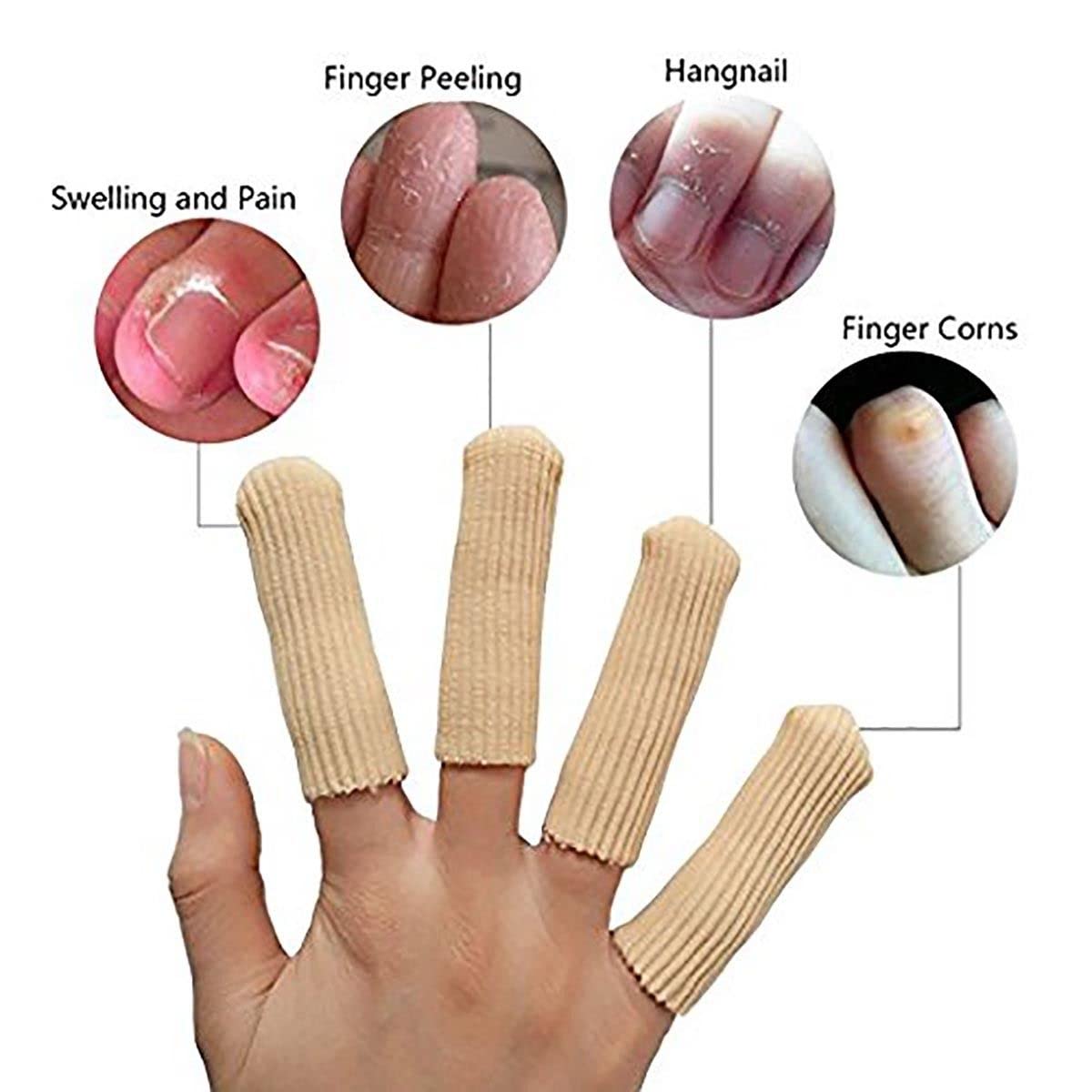 PedimendTM, guaine per dita dei piedi e punta chiusa (3 paia, 6 pezzi), protezione per dita dei piedi in gel per prevenire lo sfregamento di alluce valgo, dita a martello, calli, calli e vesciche.