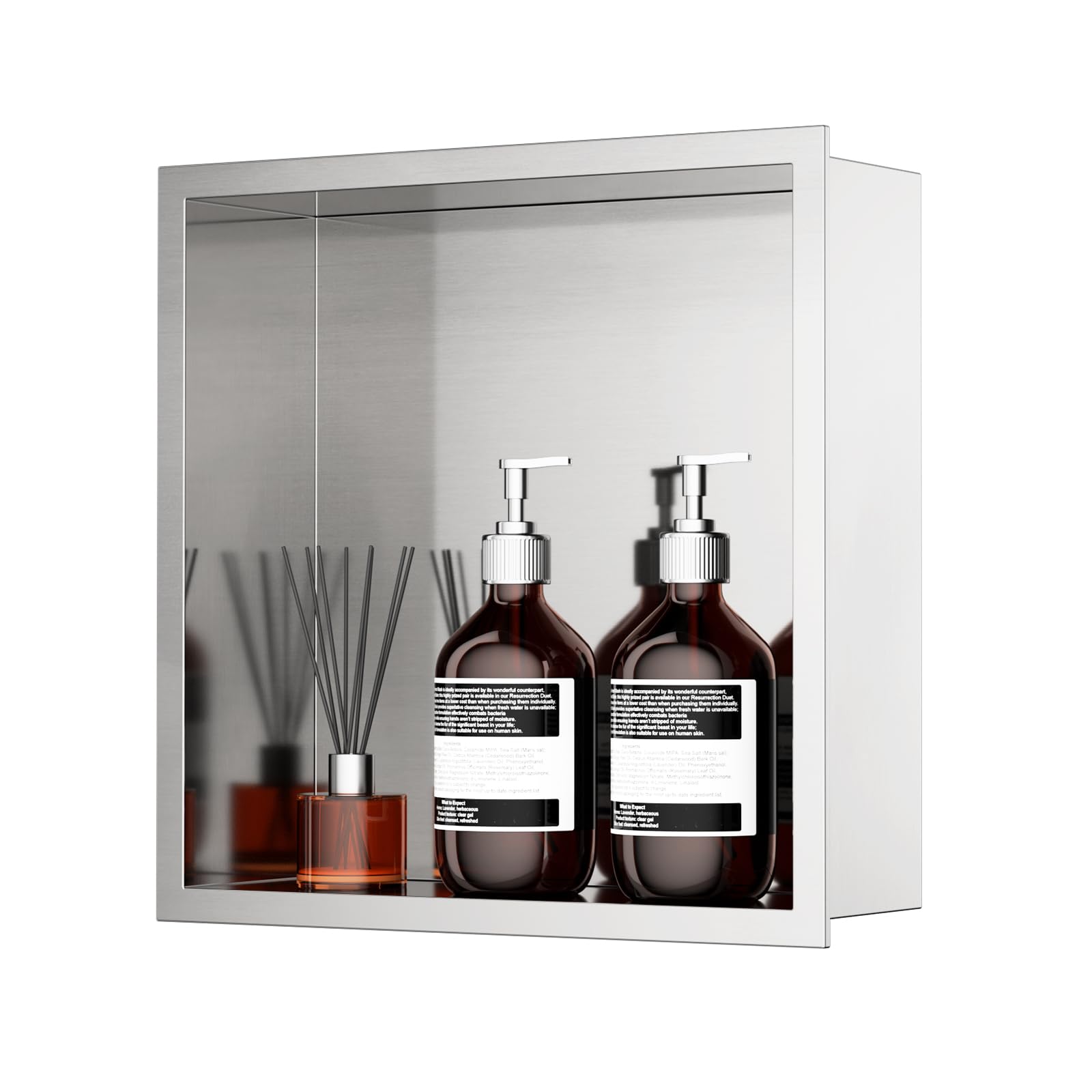 Niche de douche sans carrelage nécessaire étagère murale 30cm