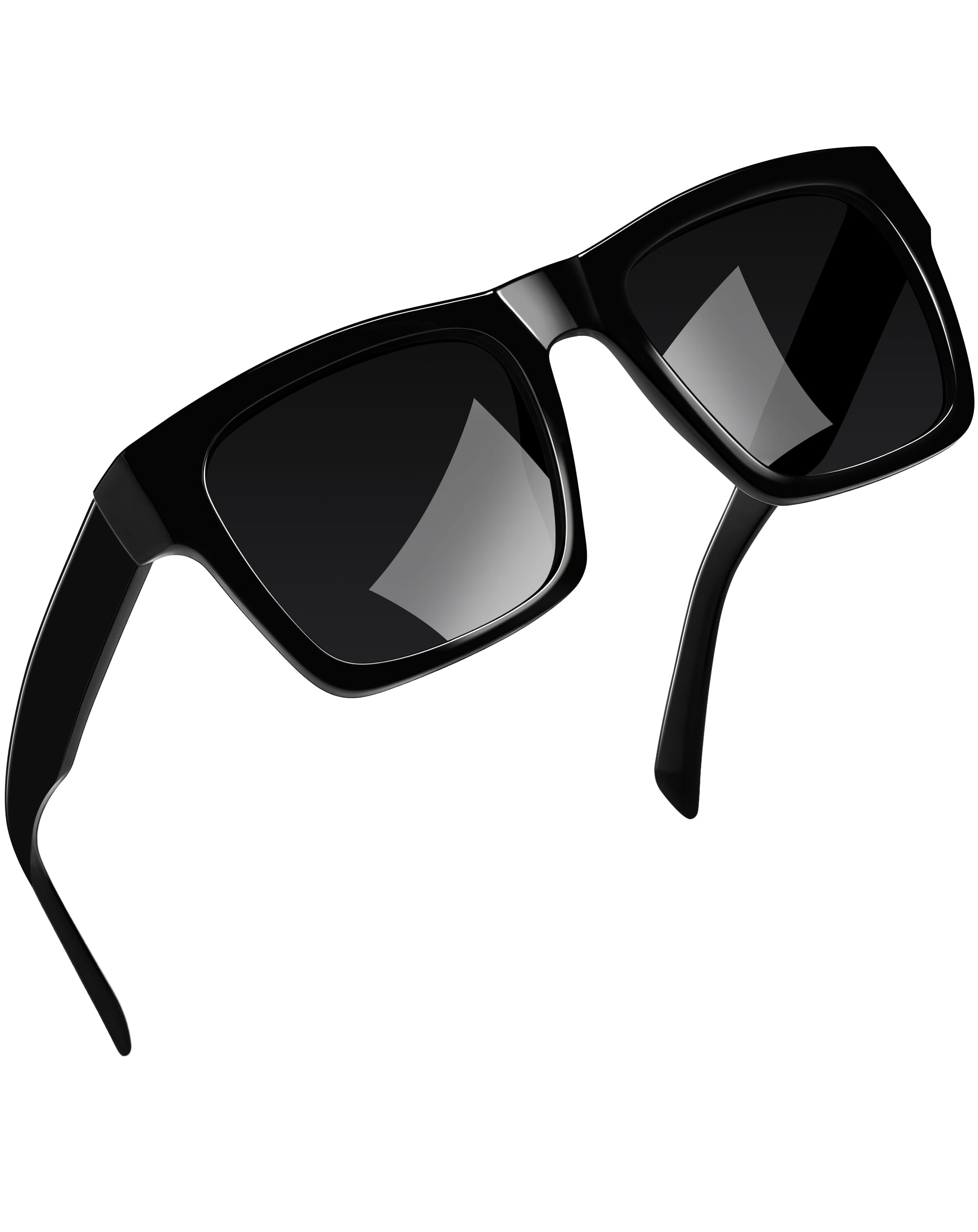 Joopin Gafas de Sol Hombre de Acetato Polarizadas Cuadradas Estilo Clásico Protección UV400