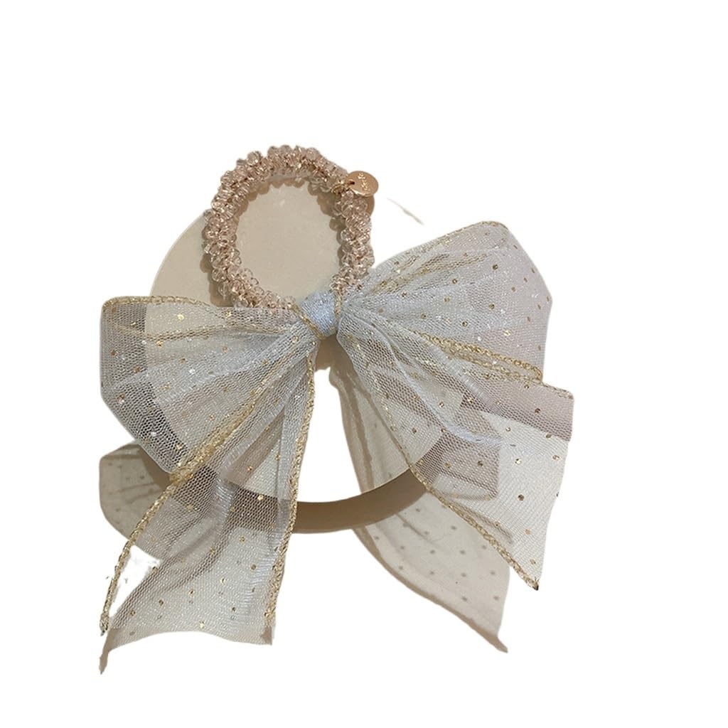 Sequin Mesh Ribbon Crystal Braided Stretchy Hair Bands Rope(E)