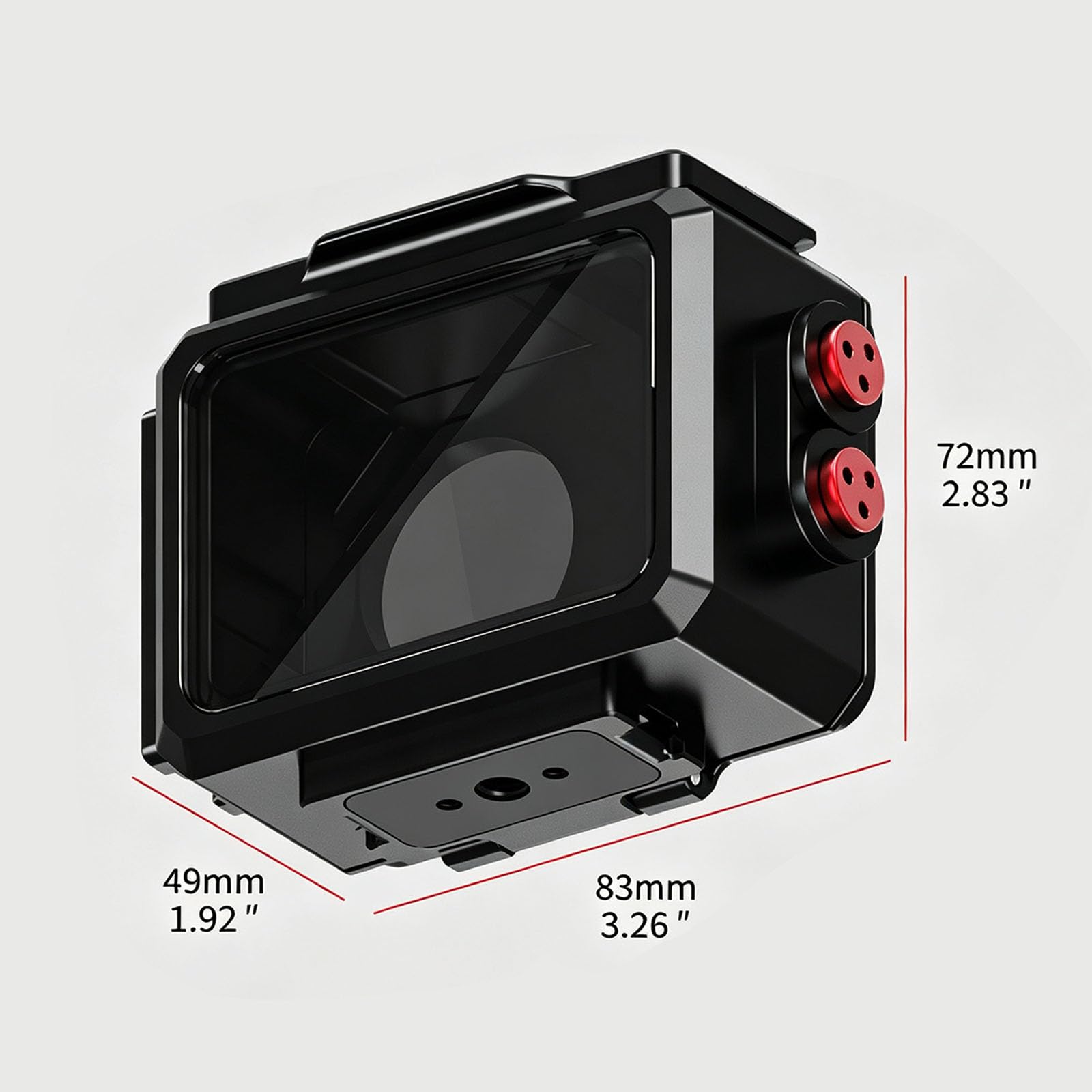 Custodia per fotocamera subacquea per 360 GO