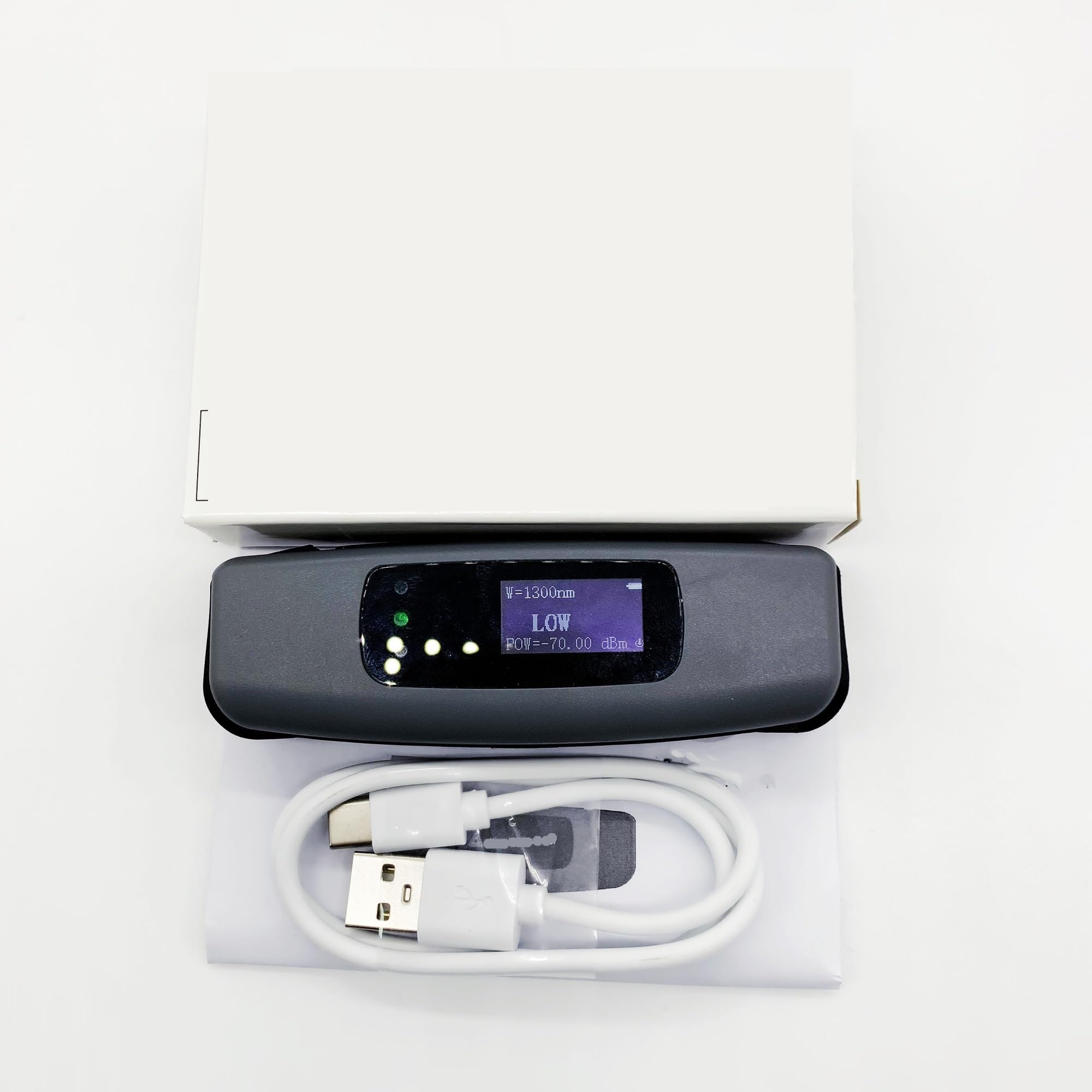 Mini compteur de puissance optique multifonction 2 en 1, localisateur visuel défauts, testeur Fiber OPM Pour centres de données(10MW【-70+10】)