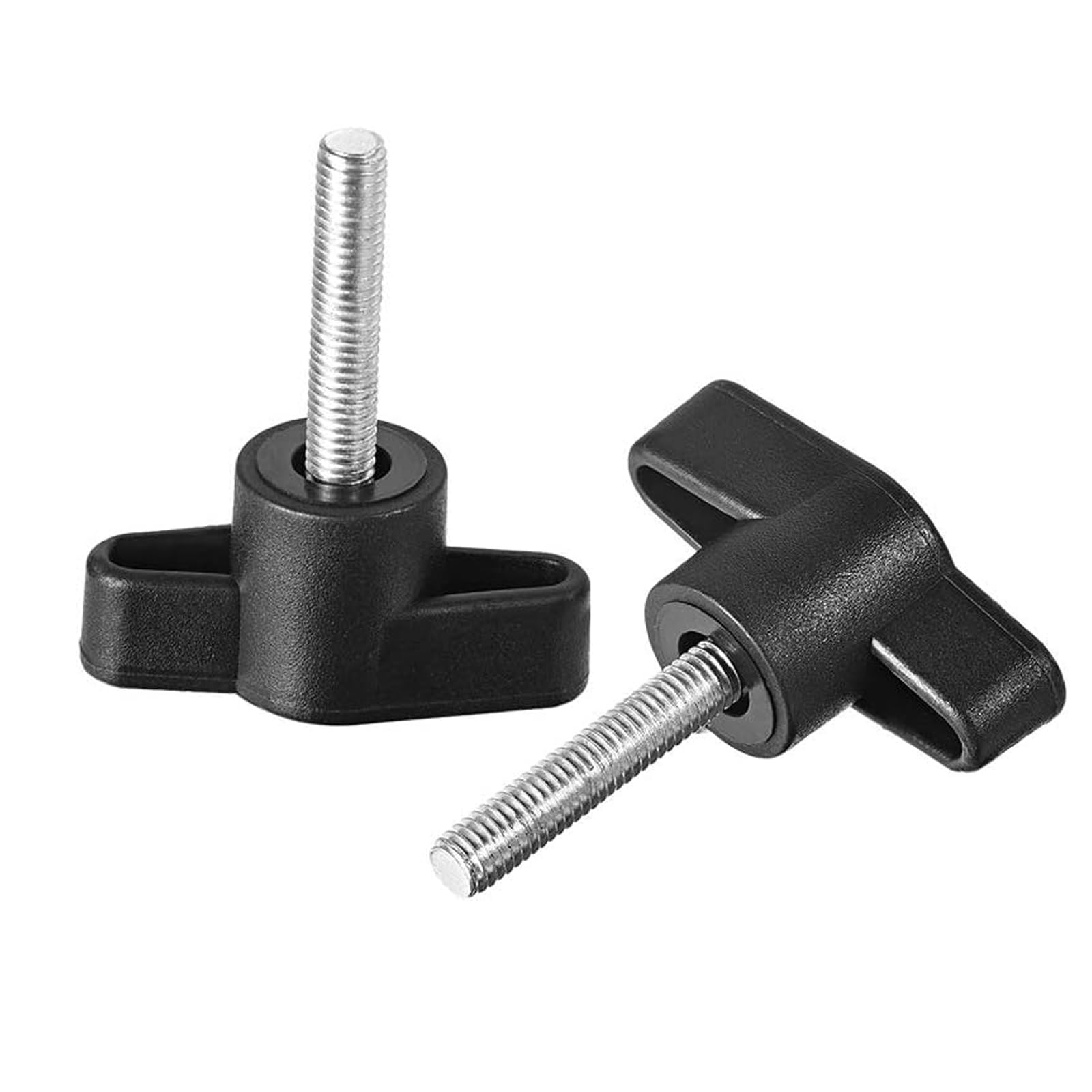 TA-VIGOR Handle Knobs Clamping T-Shape, M5 x 25mm Handle Gripandles Screw Knob for Machine Tools 10Pcs, Black Or White - Image 3