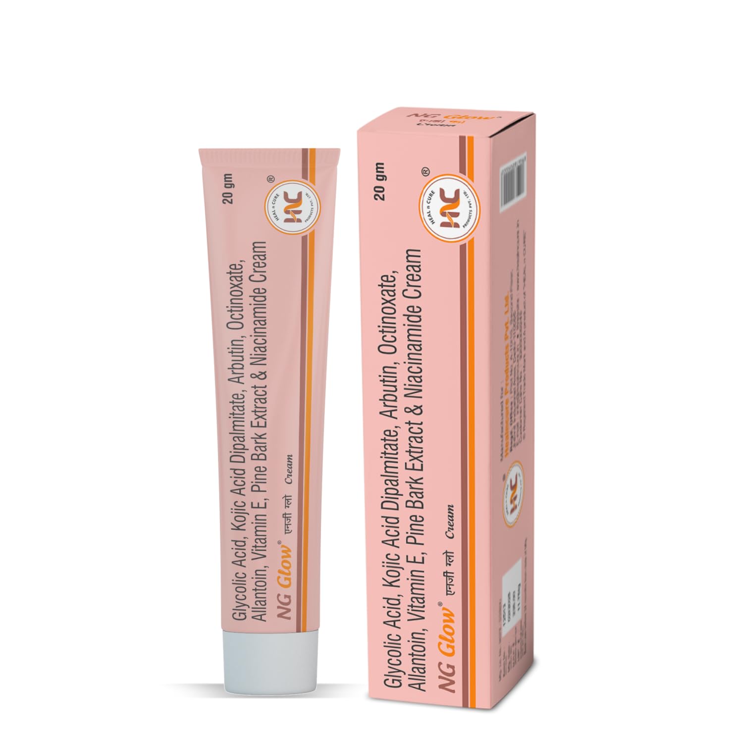 NG Glow Cream for Dark Spots and Acne Scars with Kojic Acid Glycolic Acid Formula for Clear Looking Skin 20GM-image-17