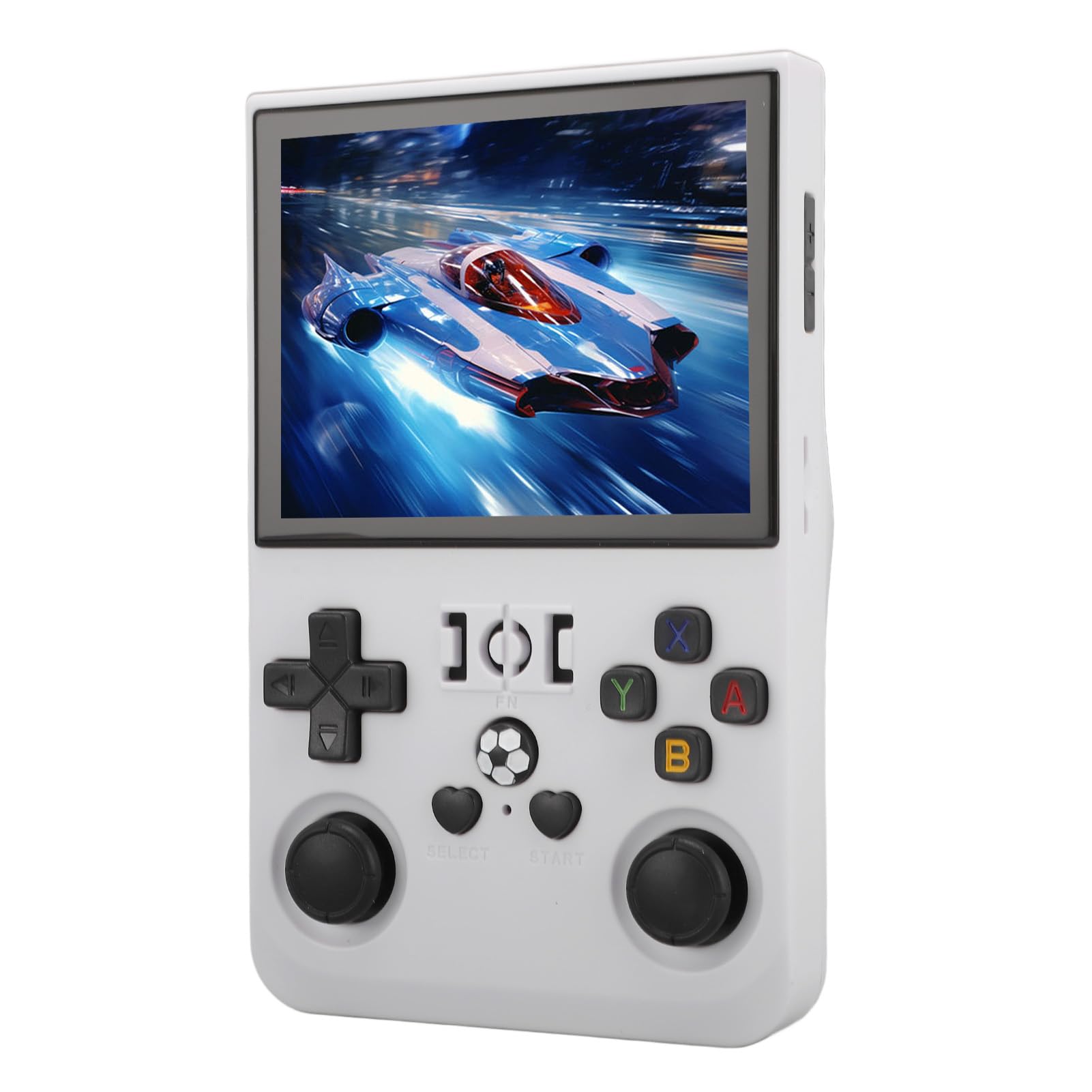 Console di Gioco Portatile, Console a Doppio Open Source con Display IPS da 3,5 Pollici, Oltre 18.000 Giochi, Doppi Joystick 3D, Tasti LR a Molla Reali, Grafica Straordinaria (128GB)