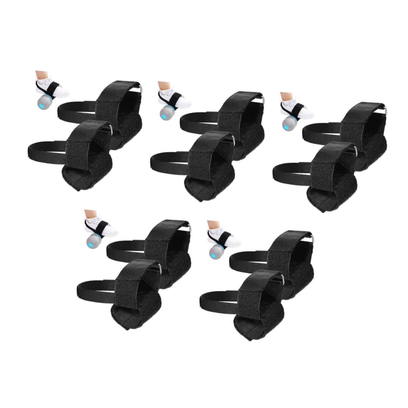 Toddmomy 1 Paire De Ceintures De Poids D'Haltères De Cheville Sangles De Gymnastique pour Pieds Sangle De Levage De Poids Équipement d'exercice De Levage De Jambes Sangles De Cheville