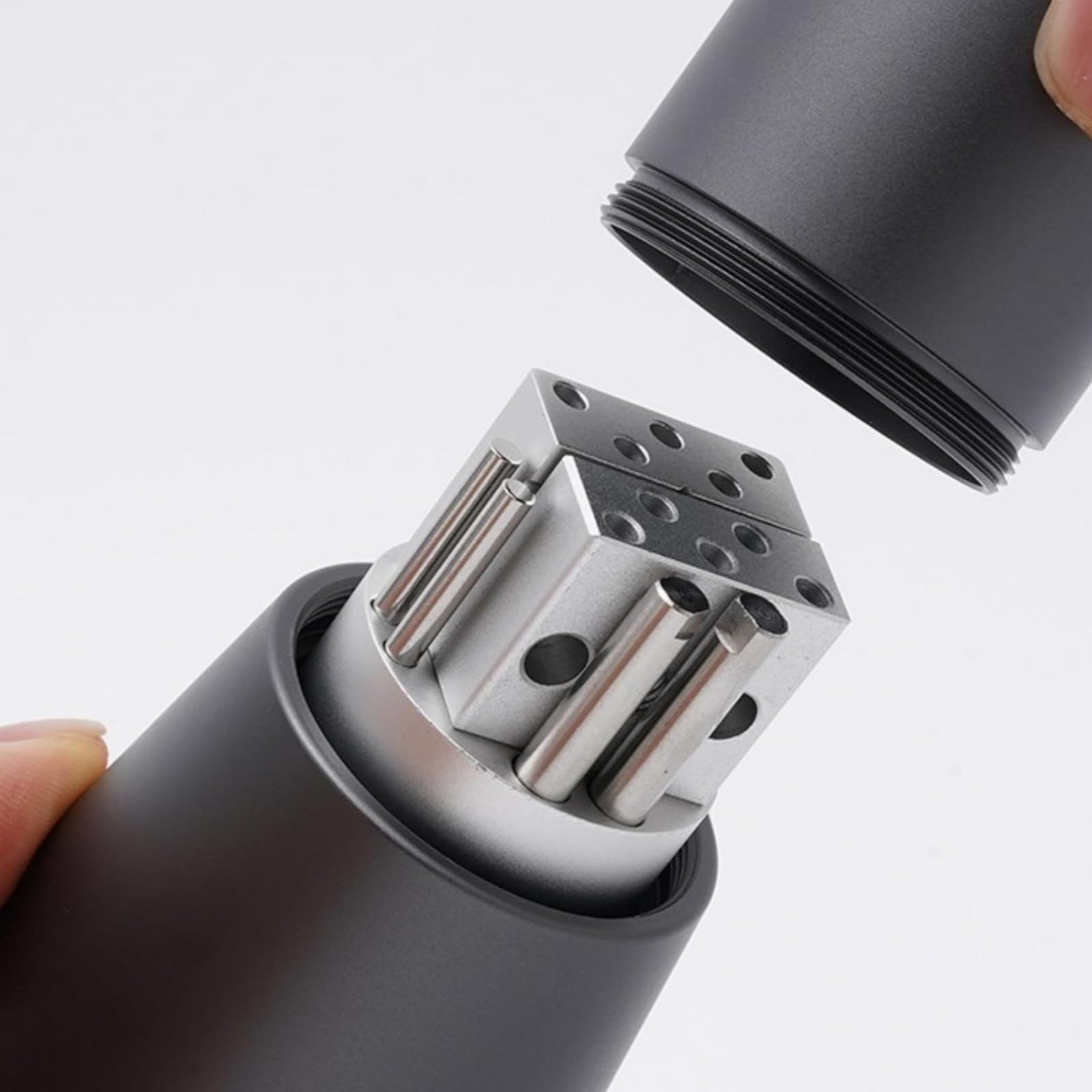 Mini Tornillo Banco Compacta, Negro | Compacto, Abrazara, Resistente, Herramienta, para Manualidas, Molistas