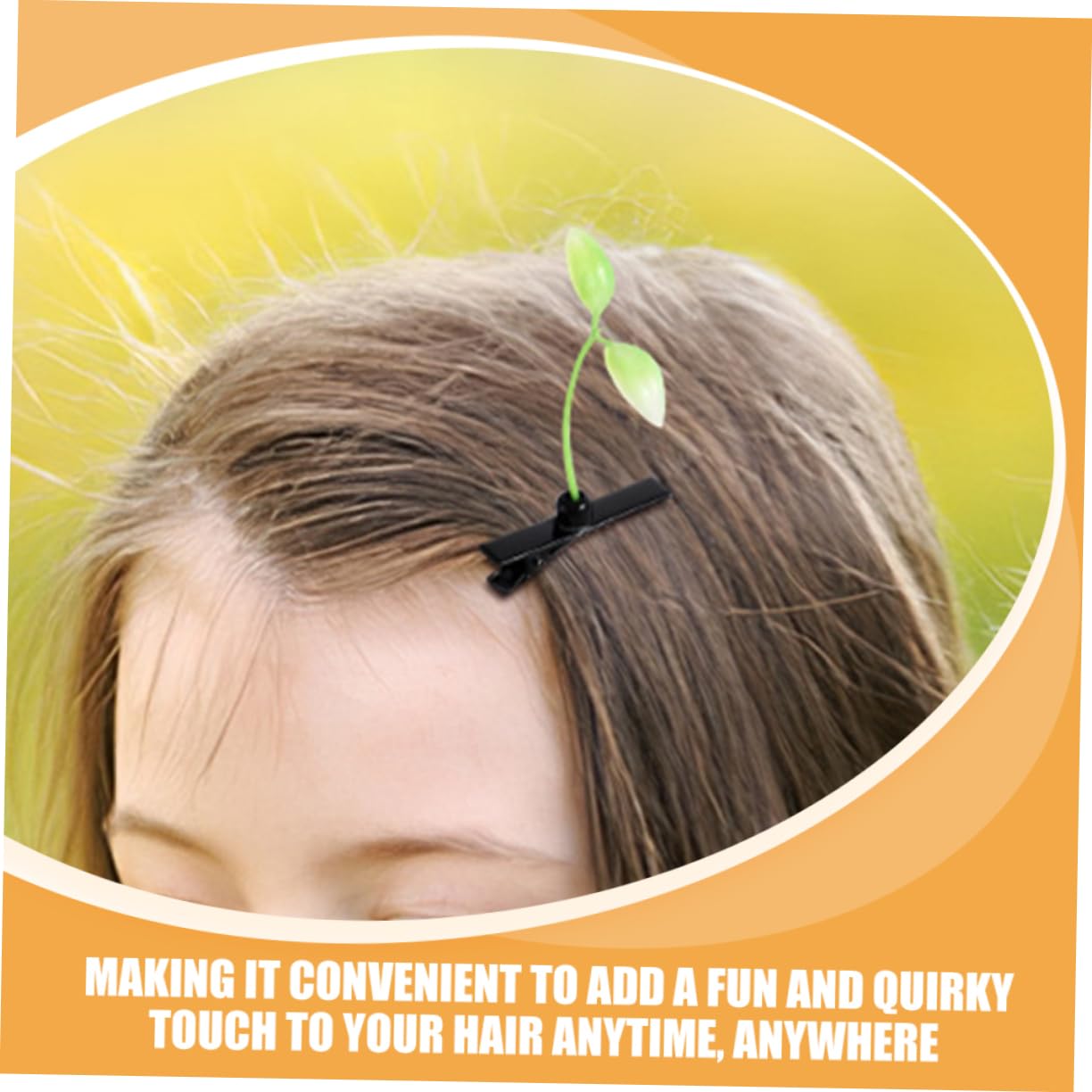 PRETYZOOM Horquilla De Brotes De Soja Horquillas De Brotes Verdes Para El Cabello Con Brotes De Soja Para El Cabello Para Niños Clips De Brotes El Plastico Green
