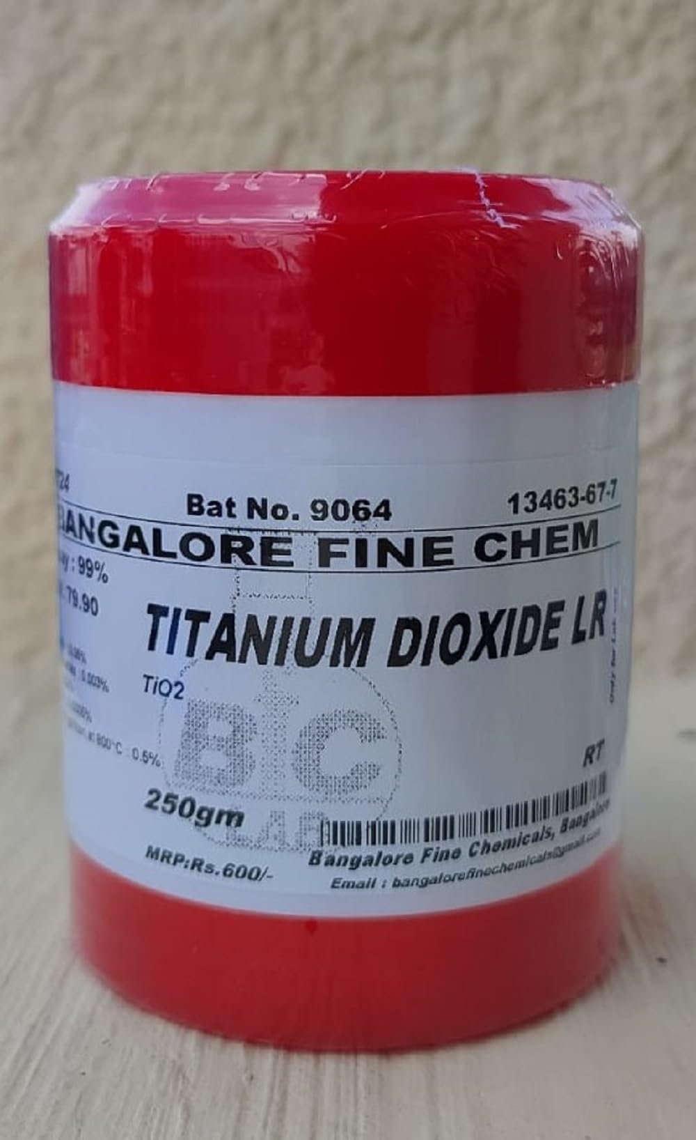 BFC TITANIUM DIOXIDE LR - 250gm (TITANIUM IV OXIDE) (TiO2) CAS No. 13463-67-7 (B07FRXHYCV) Amazon Price History, Amazon Price Tracker