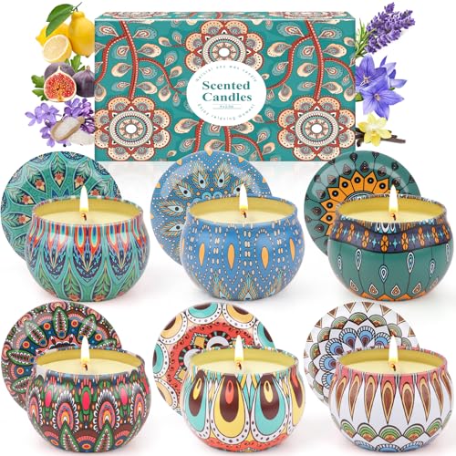 Duftkerzen Geschenkset, 6 Stück Duftkerzen Set Kleine...