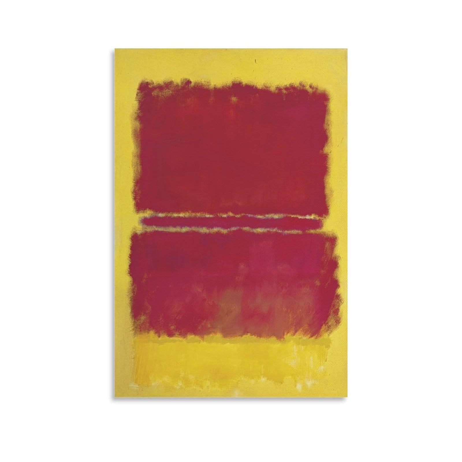 KLAGCBDF Mark Rothko No. 15 Wall Art Posters, Decorative Hanging Pictures Wall Art Poster Prints Home Decor Picture Canvas Painting Posters 24x36inch(60x90cm)