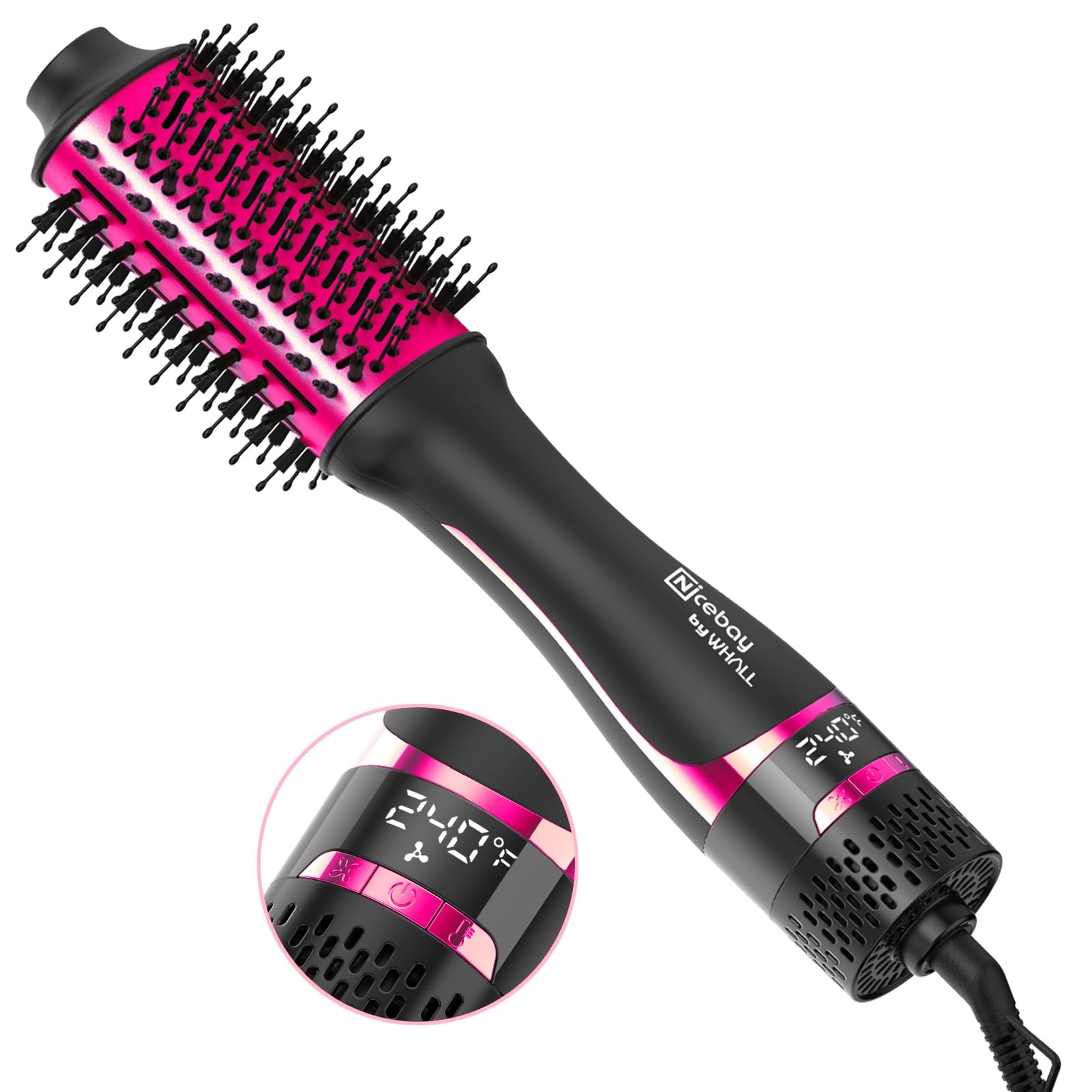 Nicebay Hair Dryer Brush Hot Tools Blow Dryer Brush Women