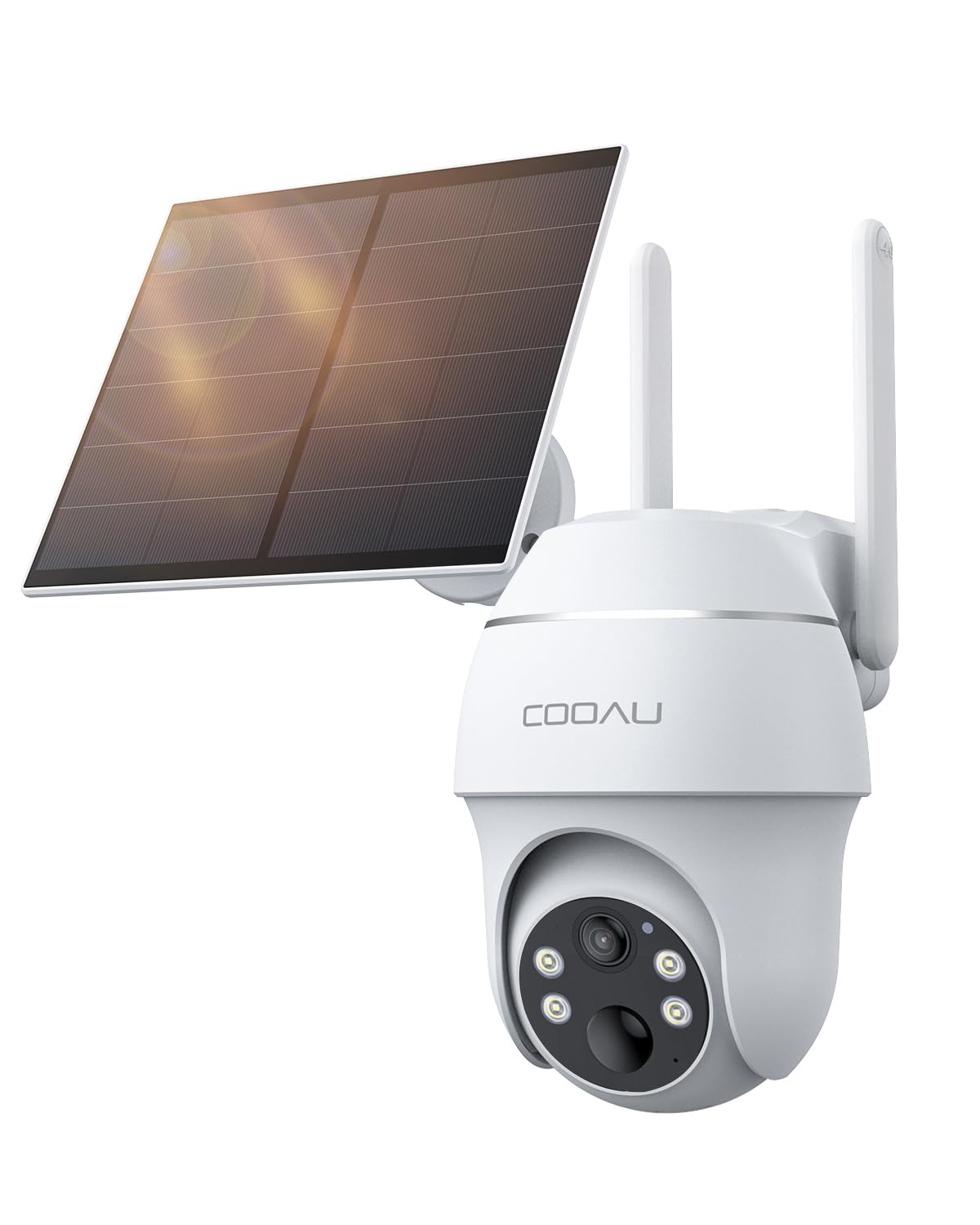 Telecamera Esterna 4G Con Pannello Solare | 2K HD, Visione Notturna A Colori 20m | Batteria 10400mAh, IP66 | Per Aree Senza Wi-Fi (Fattorie, Stalle, Giardini)