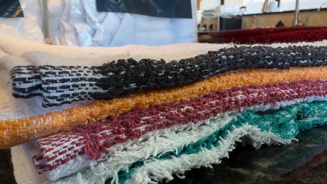 MAS International Lot De 12 Torchons De Cuisine Vintage En Tissu éponge