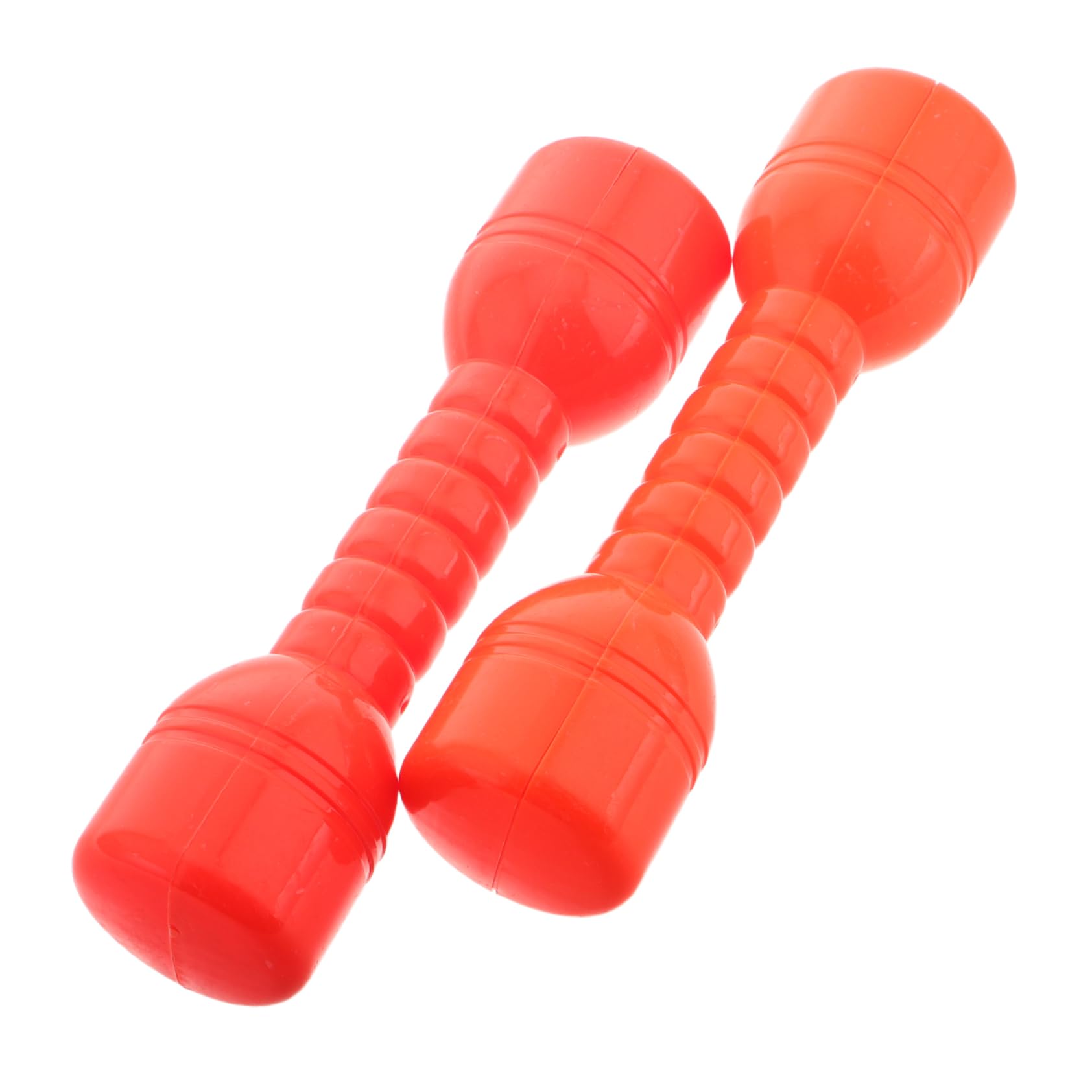 Yardwe 2-Piece Childrens Plastic Dumbbells Lightweight Exercise Weights for Toddlers Gym Toys for Indoor Activities for Early Childhood