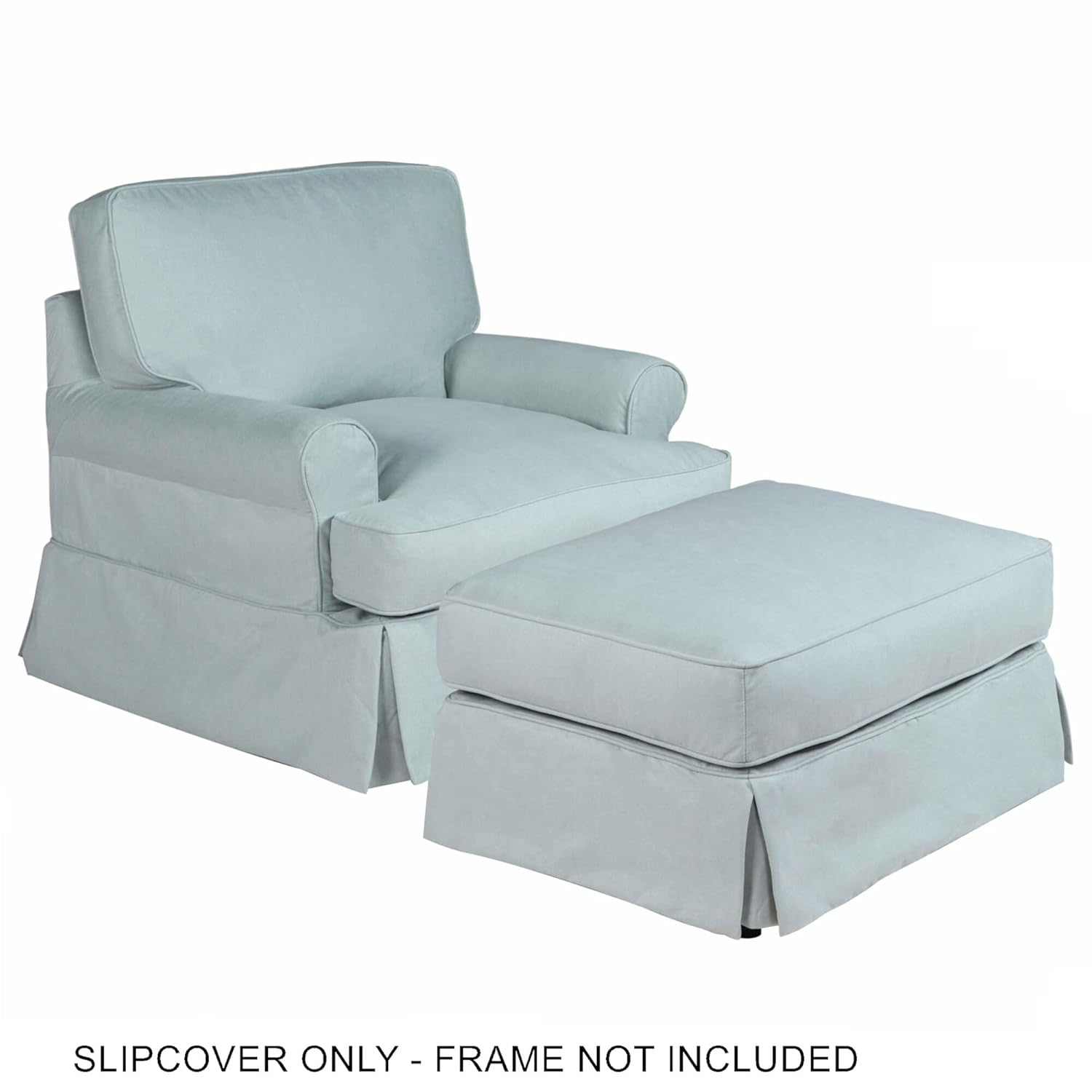 Sunset Trading Horizon furniture-slipcover, Configurable, Aqua Blue