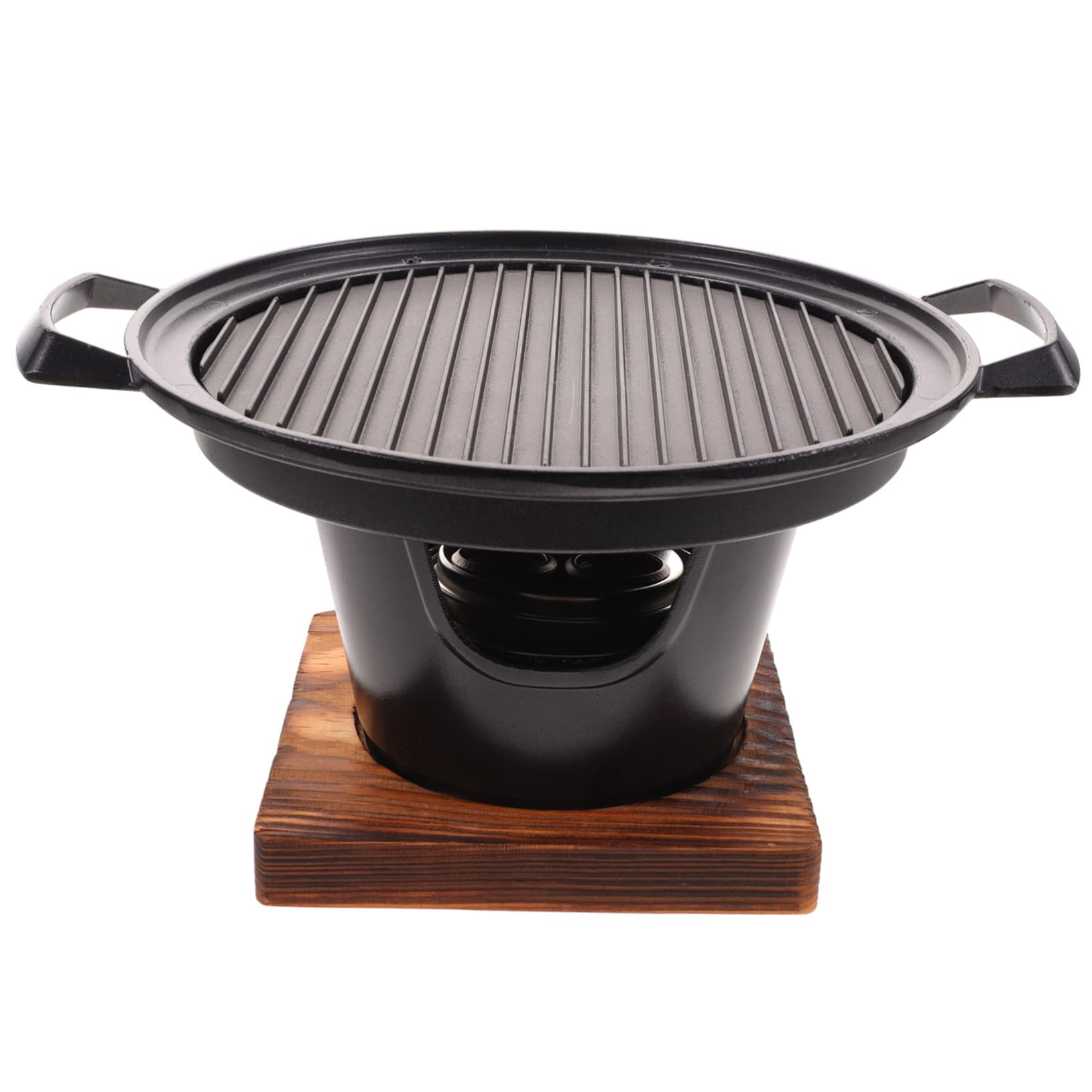 Mini barbecue sans fumée en aluminium pour une cuisson saine à table
