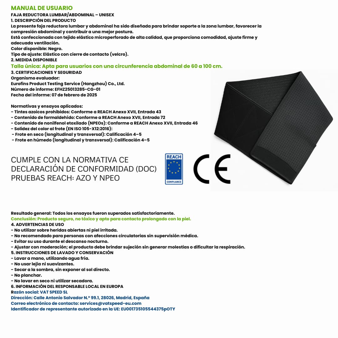 Genérico Ceinture lombaire pour homme et femme - Ceinture lombaire réglable et respirante pour le dos et la posture - Idéale pour le sport, le travail et l'utilisation quotidienne - Ne donne pas de
