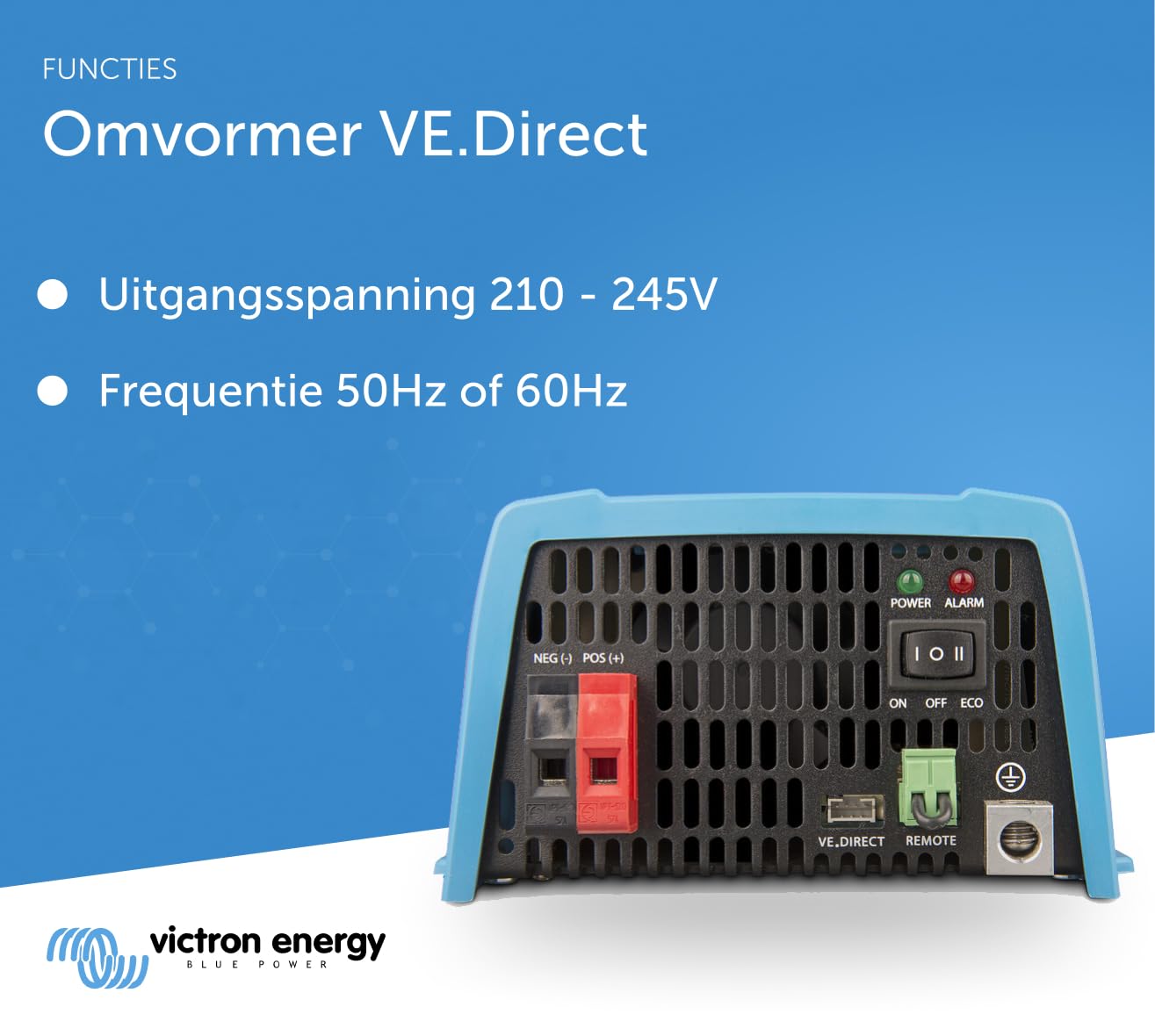 Convertisseur Onde Sinusoïdale Pure Victron Energy 375VA Convertisseur Sinus Pure Victron Energy