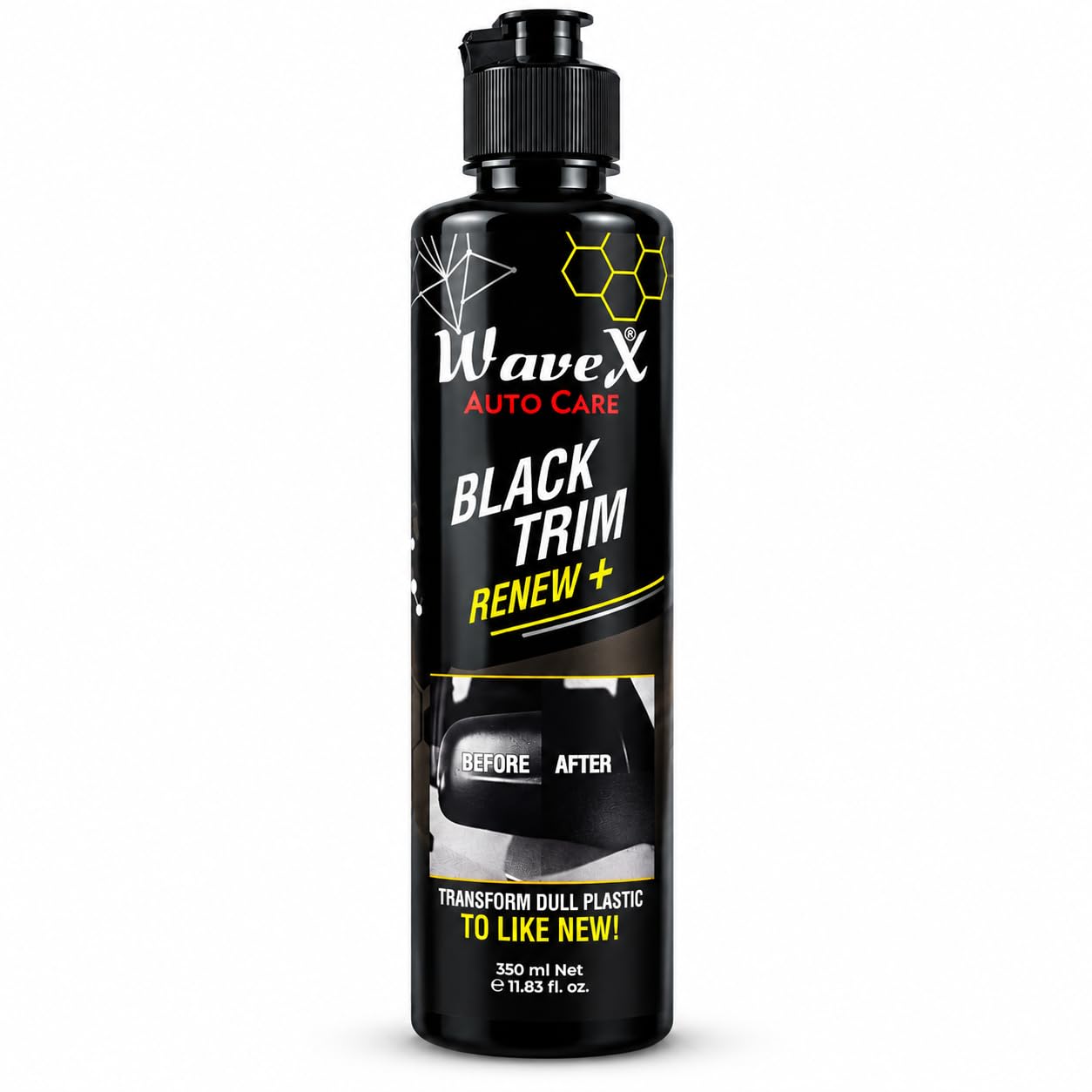 Restore Black Trim & Bumpers with Wavex Renew+ -1