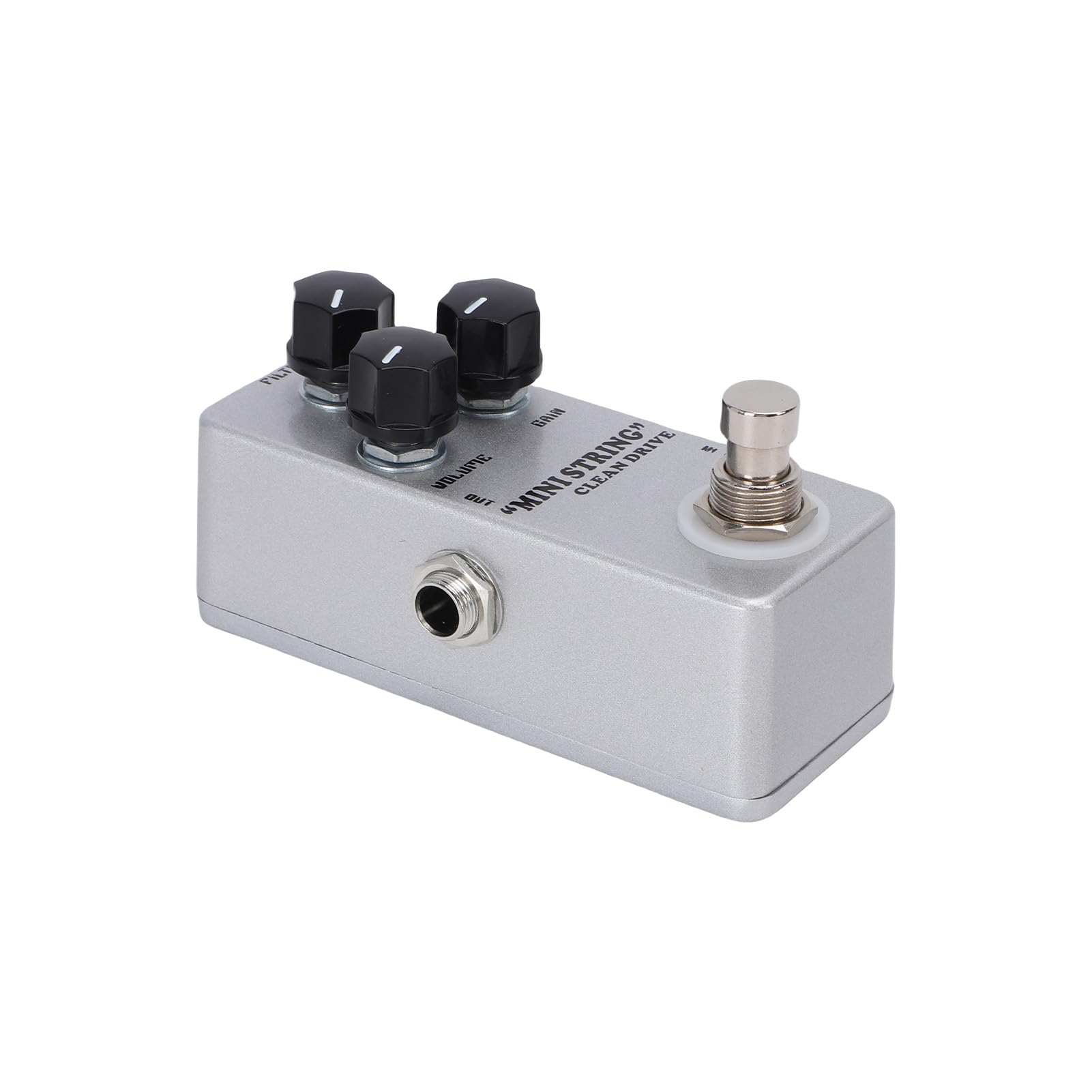 Pedale Effetti Overdrive per Chitarra, Pedale Amplificatore Analogico per Compressore Boost, Delay Tono Caldo con Ampia Gamma di Toni per Amplificatori per Chitarra Elettrica