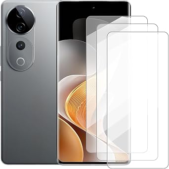 Screen Protector Compatible with Vivo V40 5G6.78 Inch [3 Pack] Glass Screen Protector Suitable for Vivo V40 5G, Tempered Glass Protective Film