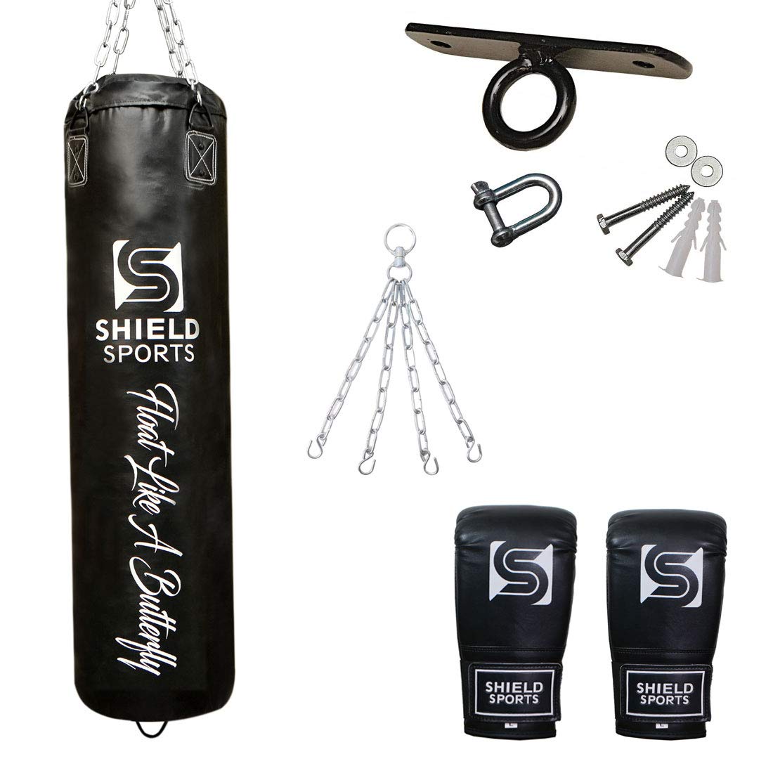 Buy Shield Sports Boxing Punching Bag with Chain and Gloves Bag sizes