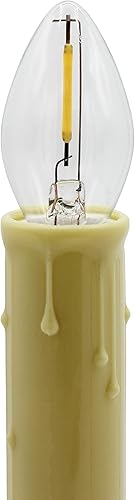 Miniatura 8 de Creative Hobbies Bombillas LED de noche, 4 W, 5 W, 6 W, 7 W, equivalente a incandescente, base de candelabro C7, cuerdas de luz de Navidad para