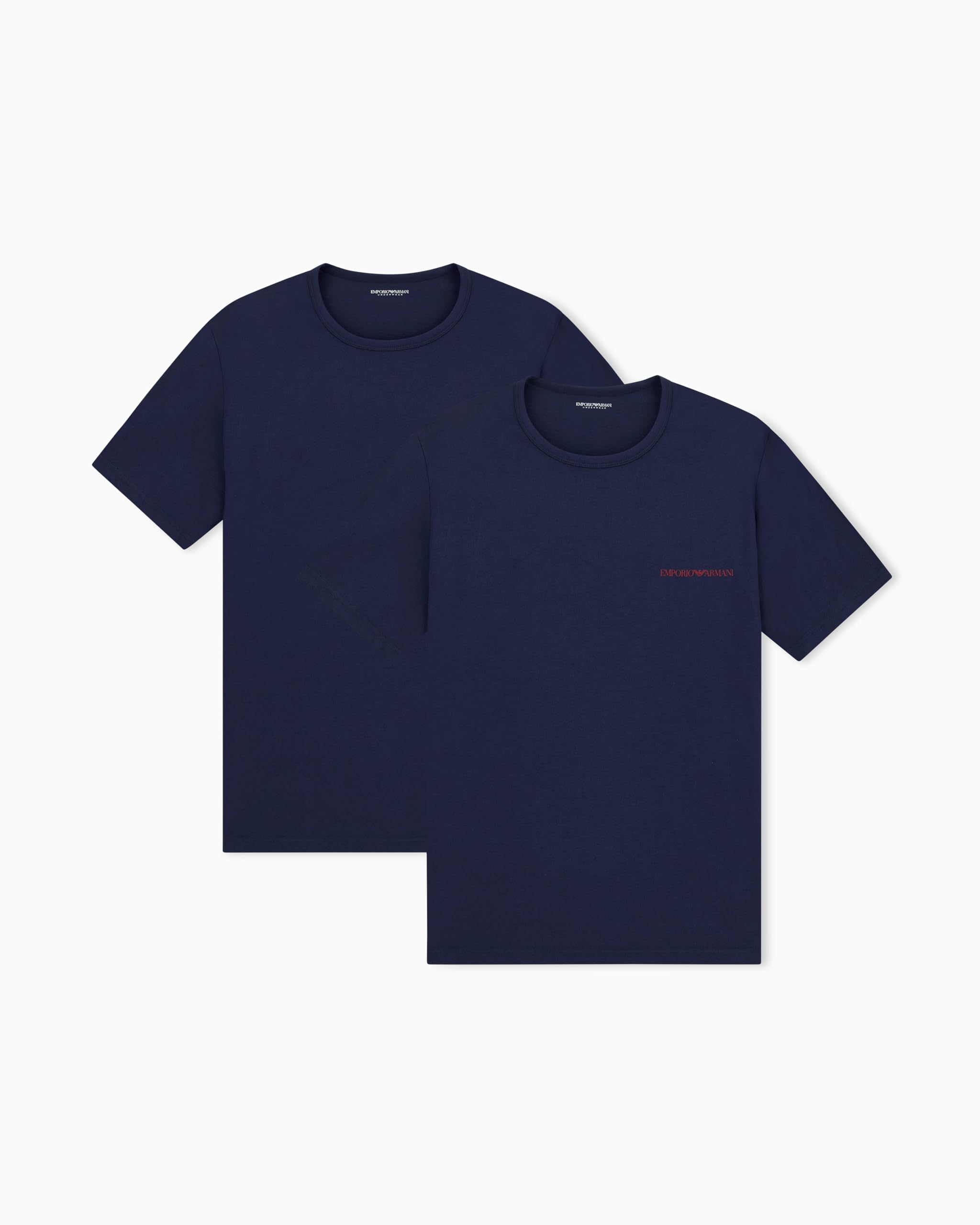 Man's CORE Logoband 2-Pack Crew Neck T-Shirt Blue XL Regular FIT