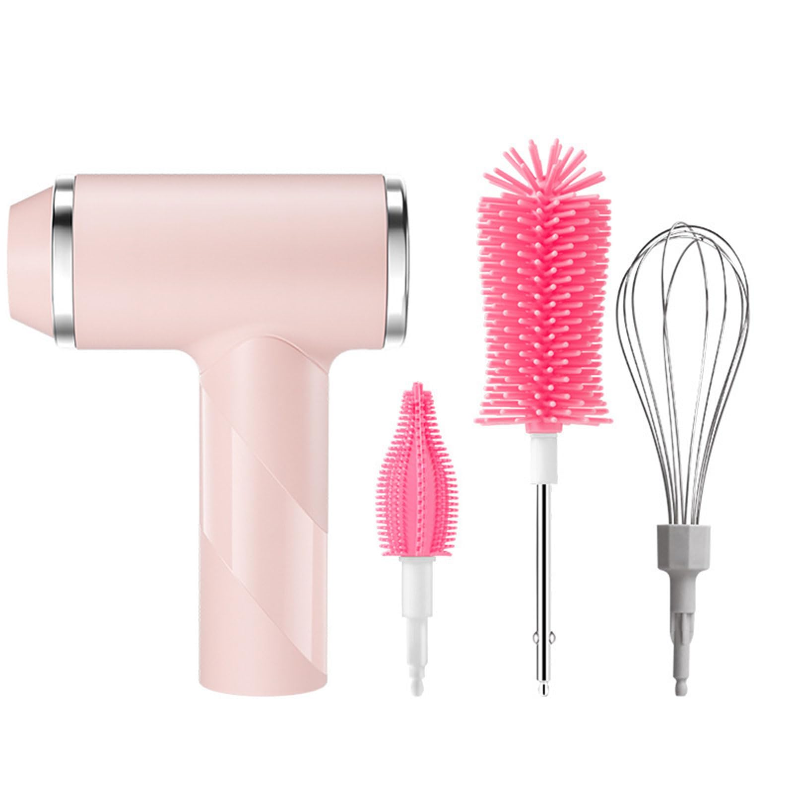 Brosse électrique biberon silicone rotative 360° et goupillon rechargeable pour tasses