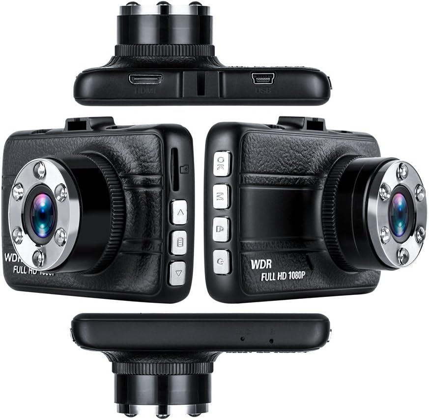 Dash Cam,Bekhic Dash Camera for Cars with Full HD 1080P, 170 Degree Super Wide Angle Cameras, 3.0" TFT Display,with Night Vision, WDR, Loop Recording