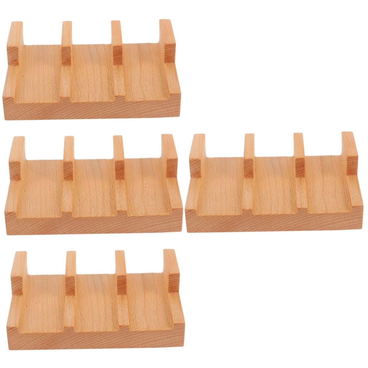 PRETYZOOM 4 Pz Supporto Per Di Sushi Espositore Per Sushi Forniture Di Cremagliera Di Servizio Porta Giapponese Portavivande Stand Di Servizio Del Ristorante Di Legno