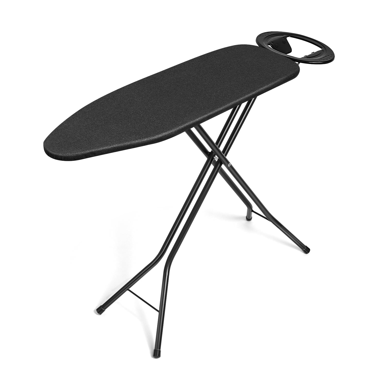 Table à repasser compacte Duwee Noir 30 x 97 cm idéale pour les petits espaces et studios