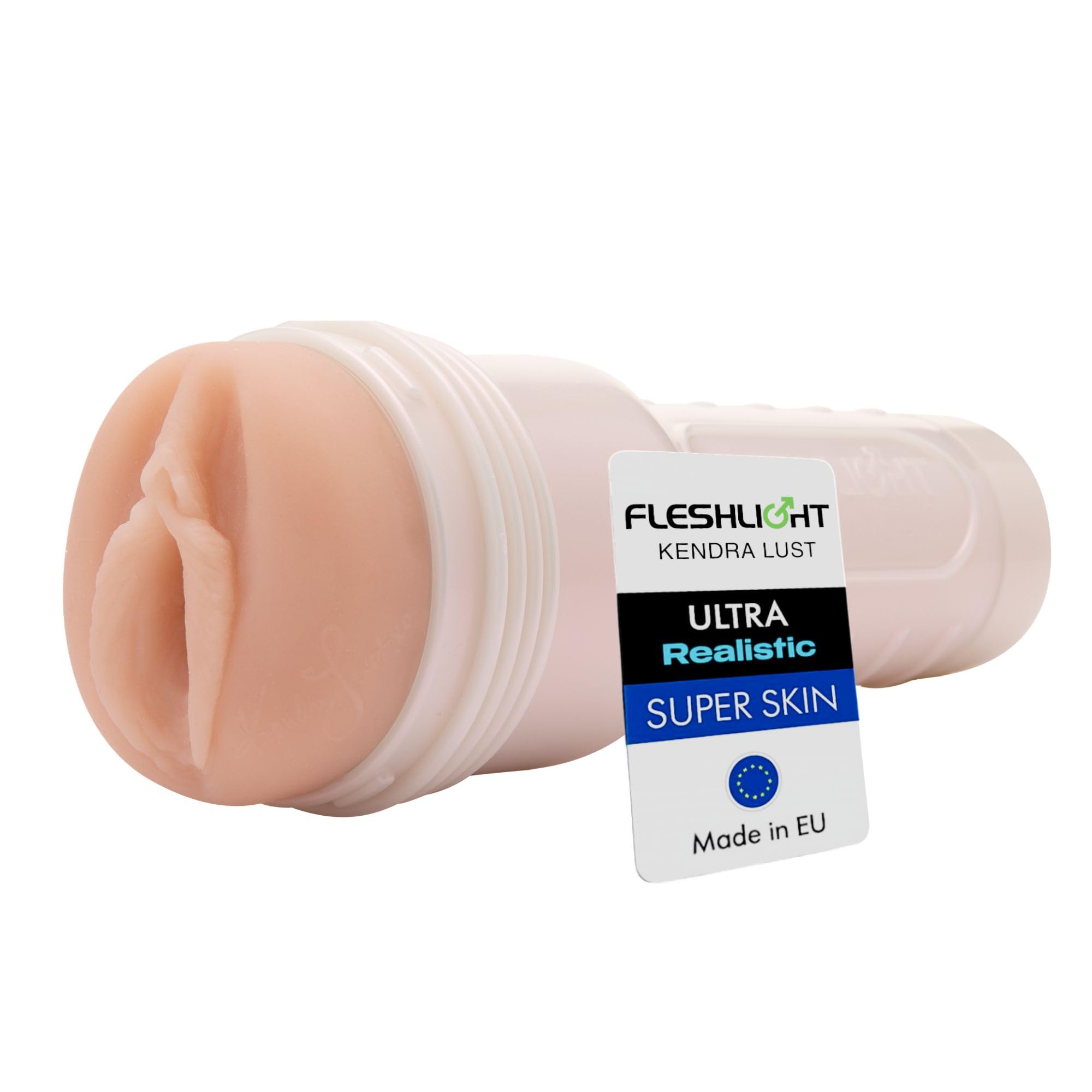 Fleshlight - Kendra Lust - Ḿáṣtṵrḇáḑőr Máṣcṵlinő Real - Textura Stellar - Experiencia Hiperrealista - Diseño Interior con Anillas y Protuberancias - Fácil de Limpiar