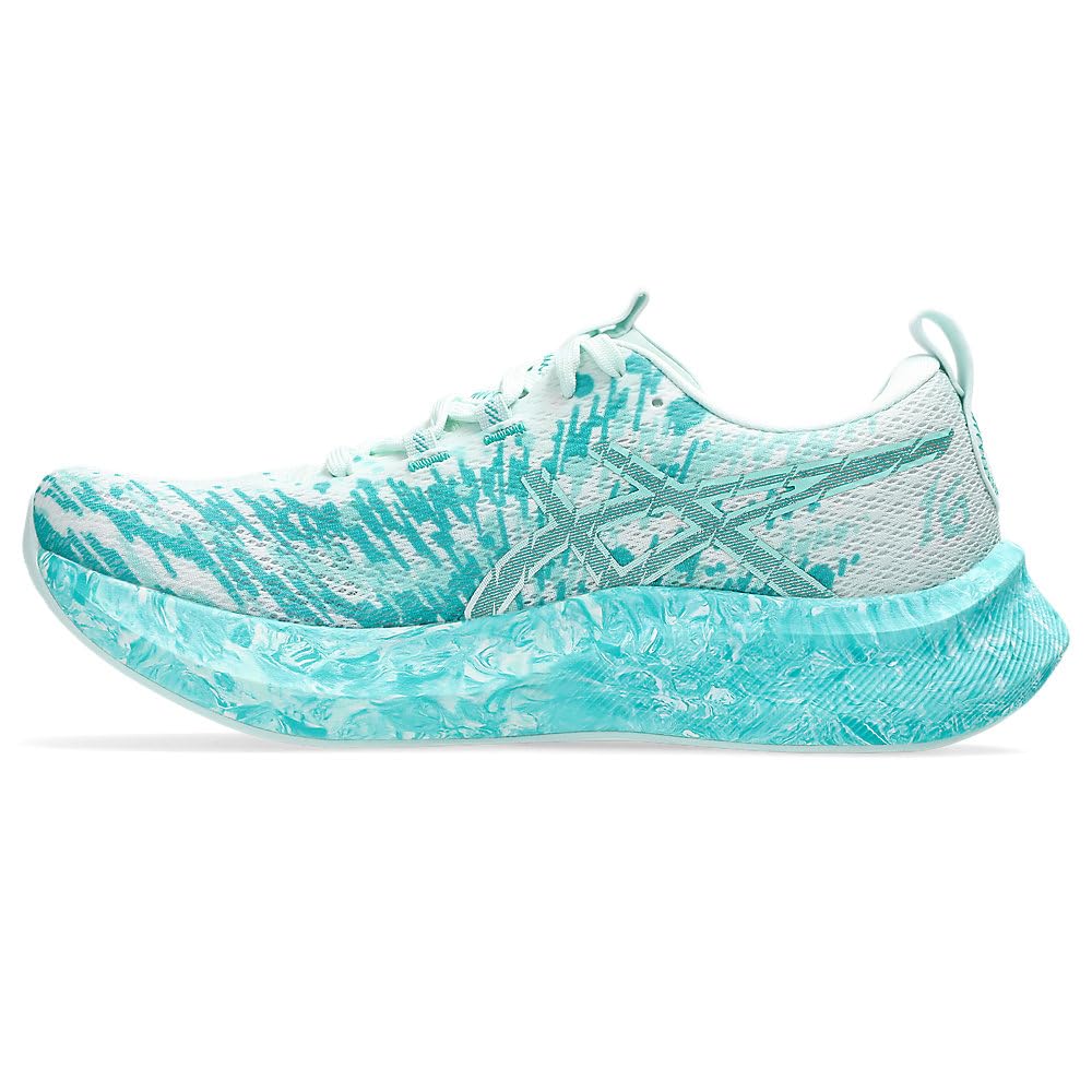 Asics Noosa Tri 16 - Tenis de Correr para Mujer, Guayaba/Techno Cyan
