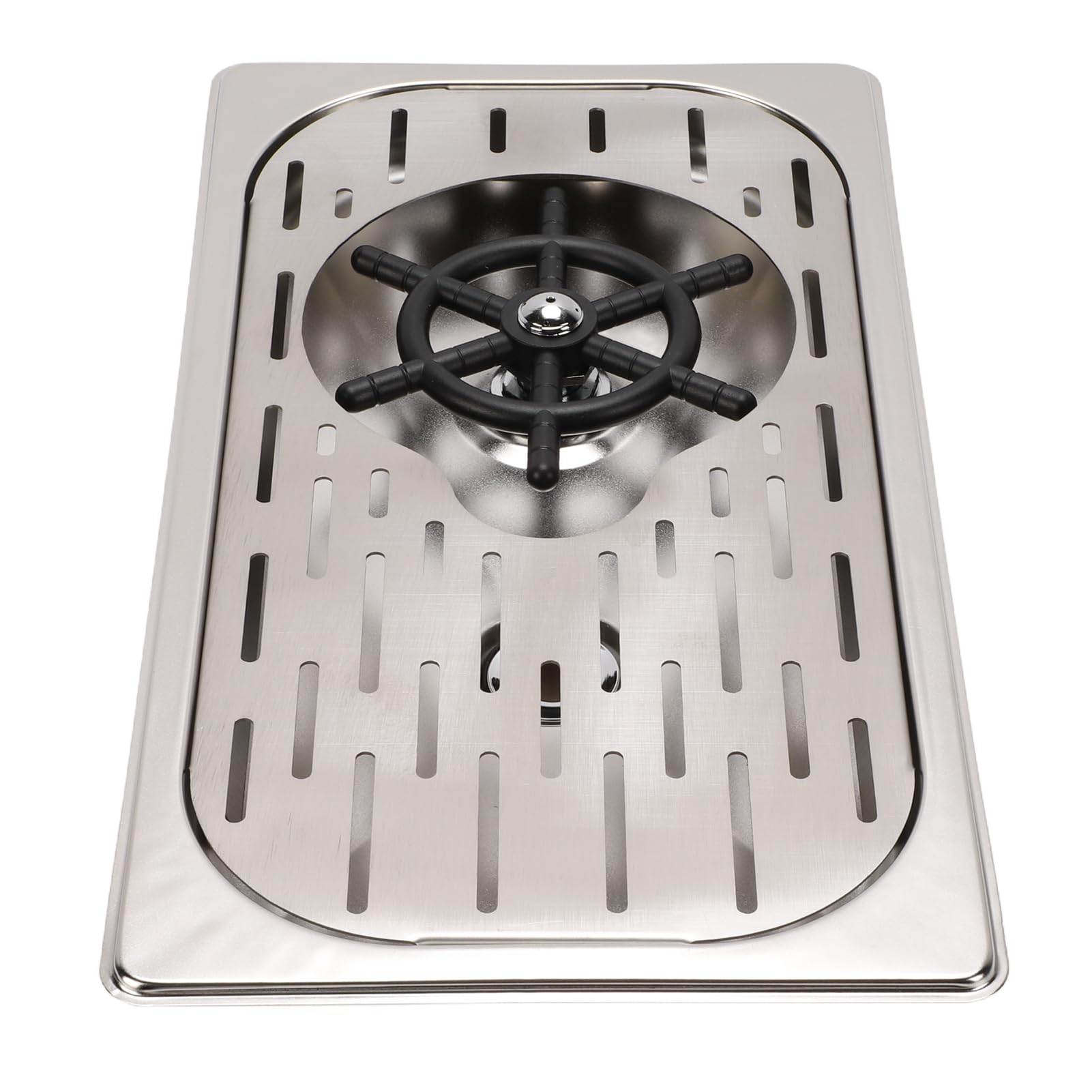 Lave-vaisselle en verre durable - Équipement de nettoyage automatique en acier inoxydable pour la maison et les cafés - 328 x 175 mm (argent)