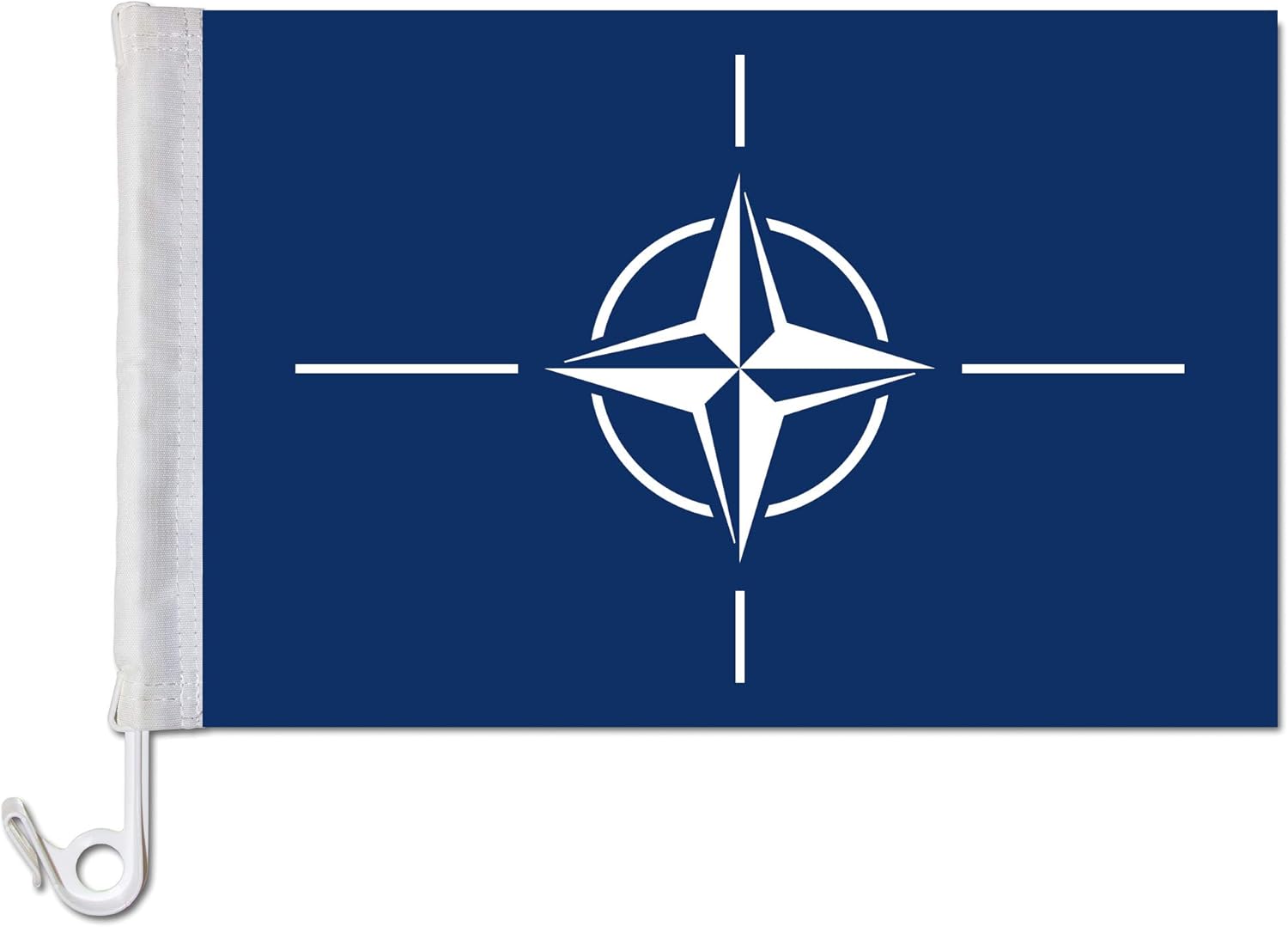 Everflag Auto-Fahne: NATO - Premiumqualität: Amazon.de: Garten