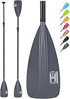 Vista 11 de OCEANBROAD SUP Paddle - Remo ajustable para kayak de paddleboard, eje de aleación de aluminio ajustable con cuchillas de nailon reforzado