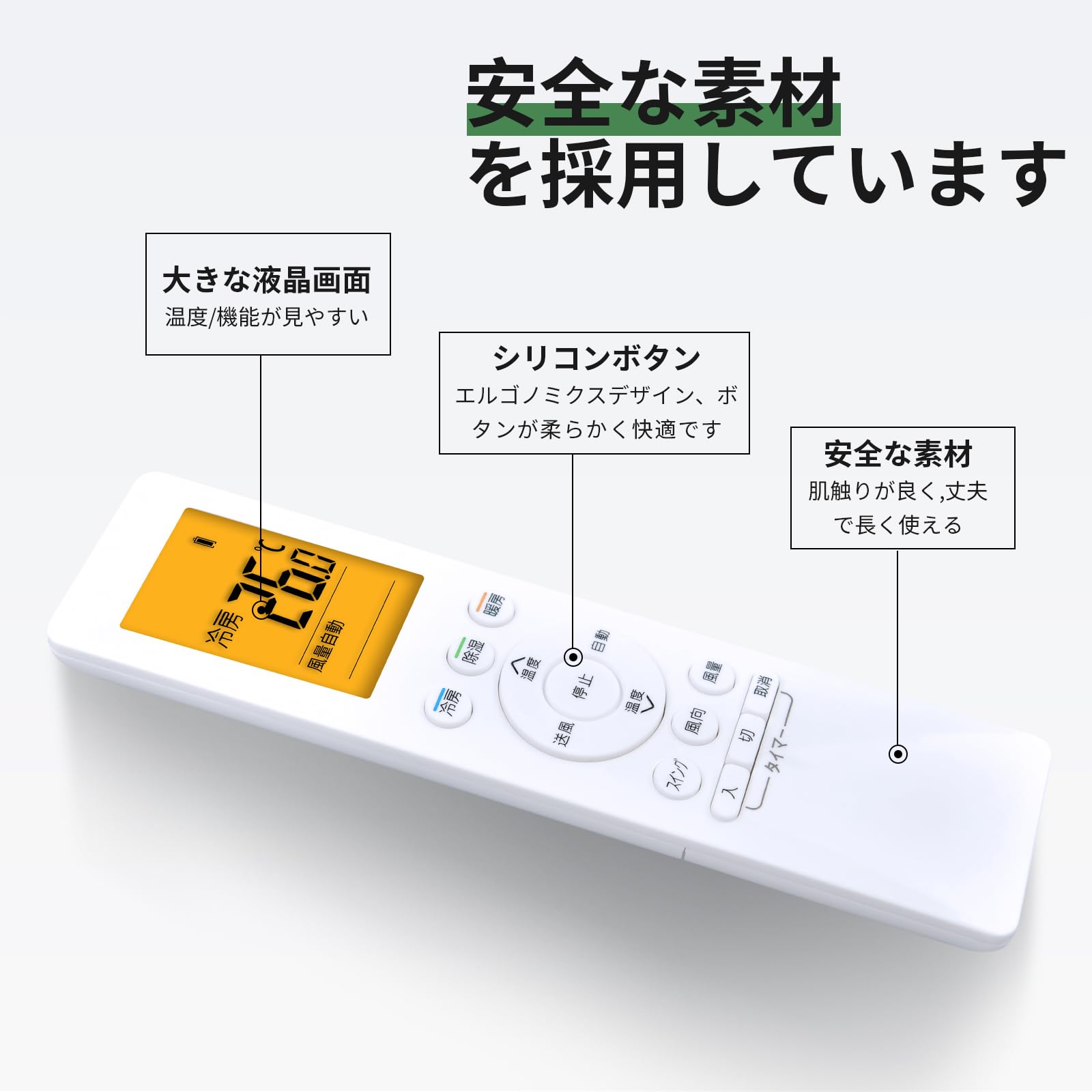 Amazon.co.jp: エアコンリモコン B204JB RG10JS1(B6H)/BGJ B205JB for
