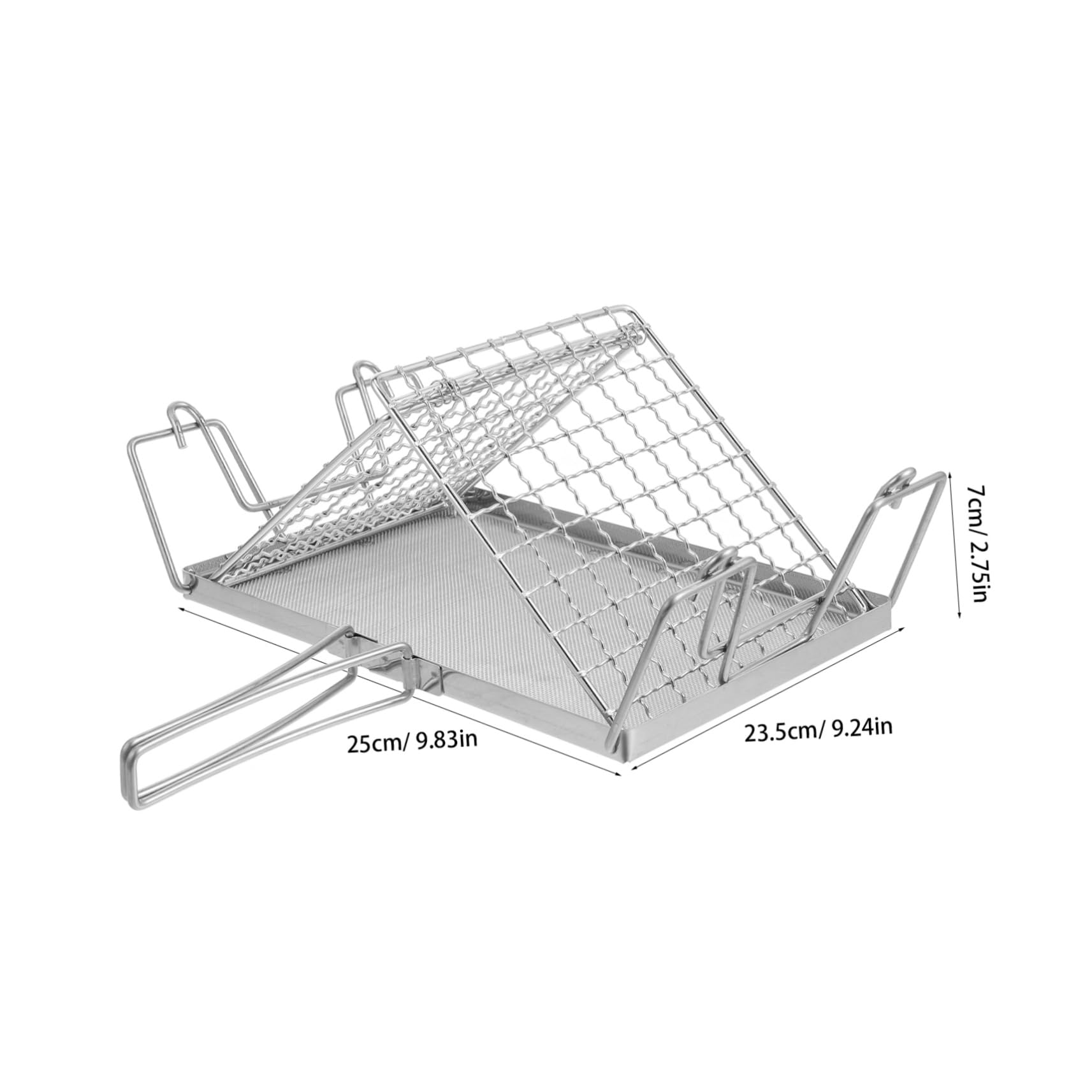 SHOWERORO Multisize Bread Toasting Rack Folding Camping Grill Detachable Baking Wire Outdoor Cooking Toaster for Home Camping