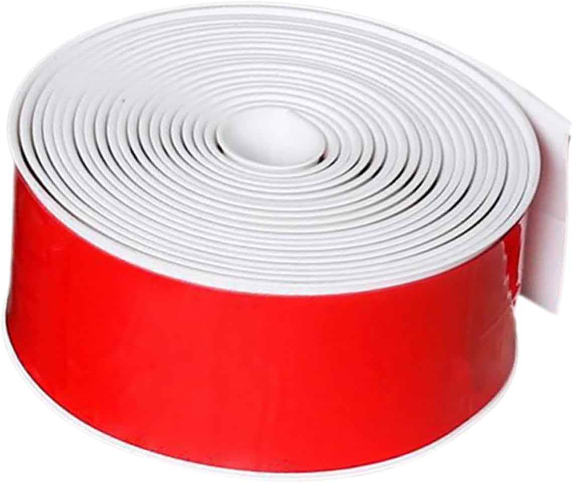 Mipcase PVC Self-Adhesive Wall Corner Molding Trim Flexible Peel and Stick Trim for Tile and Wall Edges for Home Decor 1 Roll