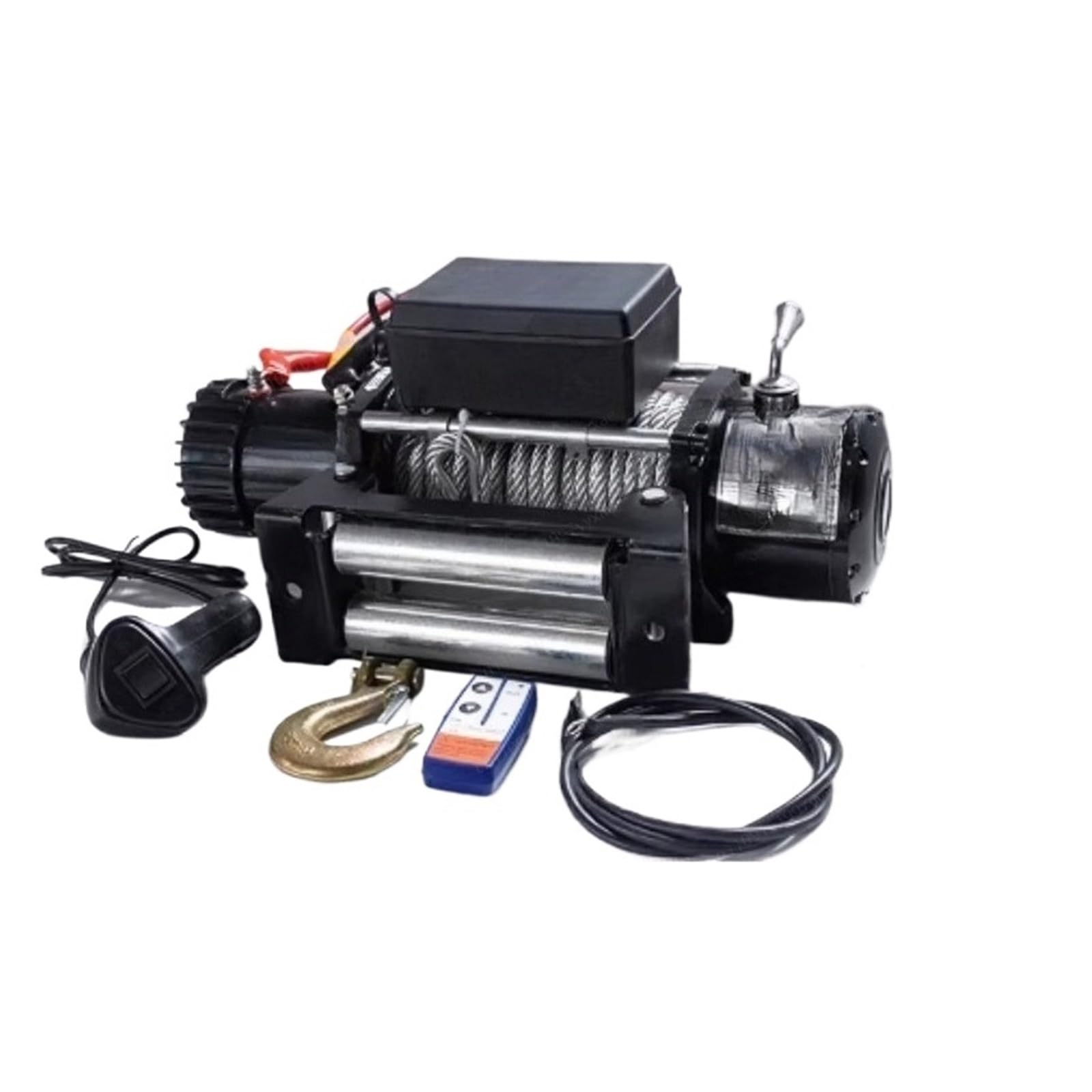 Verricello Elettrico 12V Gru Per Veicoli 24V Paranco Per Fuoristrada Portatile Con Telecomando Senza Fili Paranco Elettrico Telecomandato Verricello