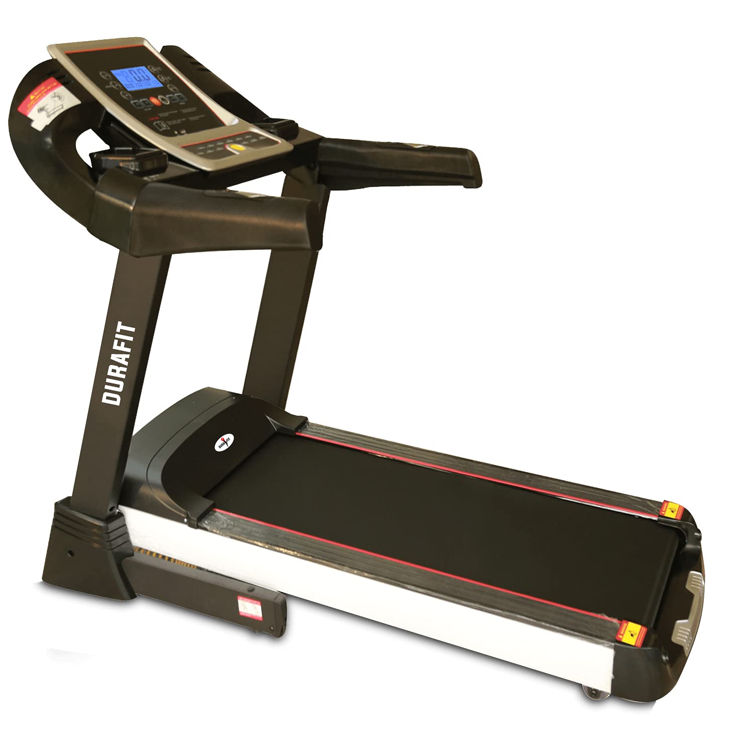 Durafit - Sturdy, Stable and Strong Mustang|5.5 Hp Peak Dc Motorized Treadmill|Max Speed 18 Km/Hr|Max User Weight 130 Kg|Free Installation Assistance|Spring Suspension Technology - Black (B08L84F4WQ) Amazon Price History, Amazon Price Tracker