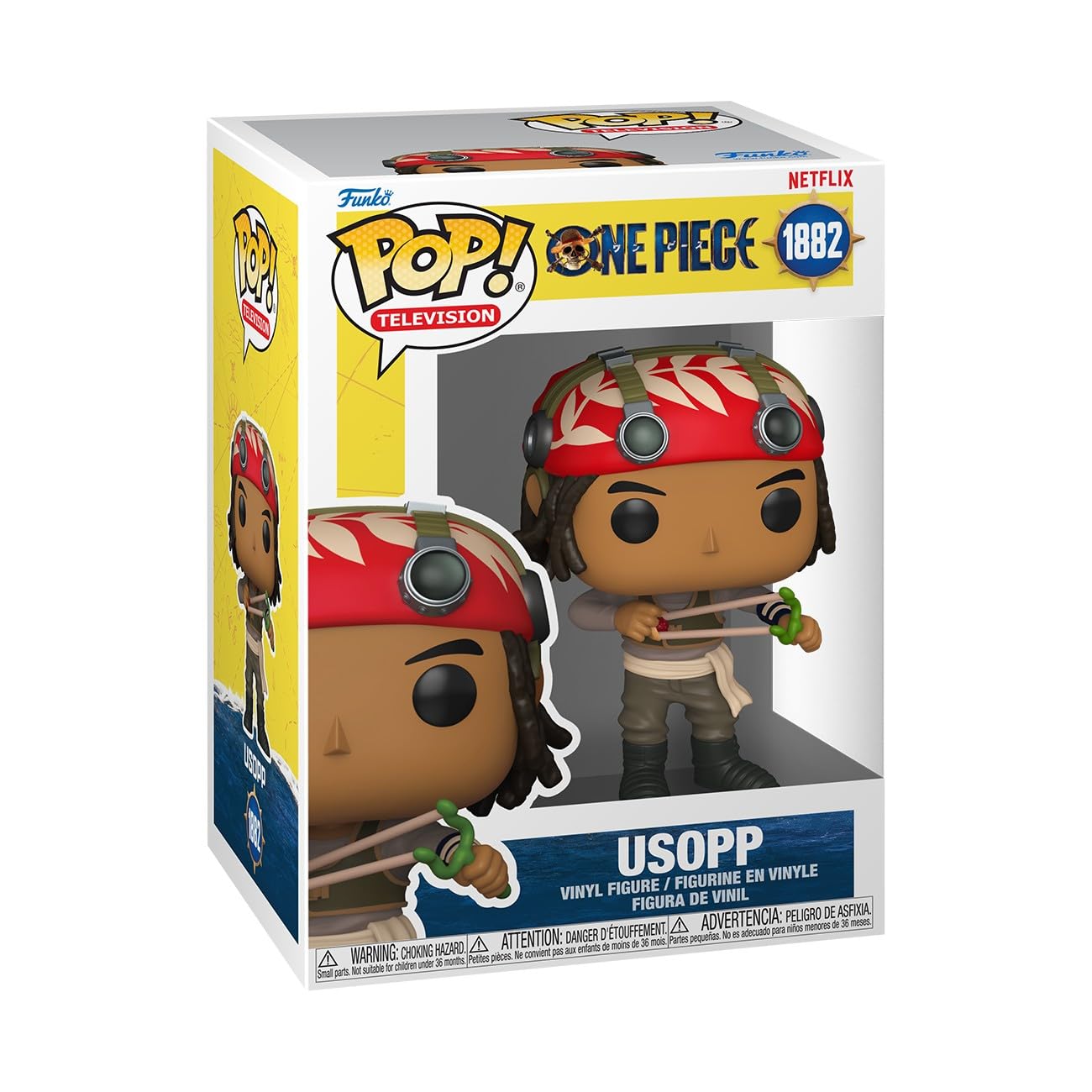 Funko Pop! Television: Netflix - One Piece - Usopp - Collectible Vinyl Figure - Gift Idea - Official Merchandise - Toys for Children and Adults - Figure Model for Collectors